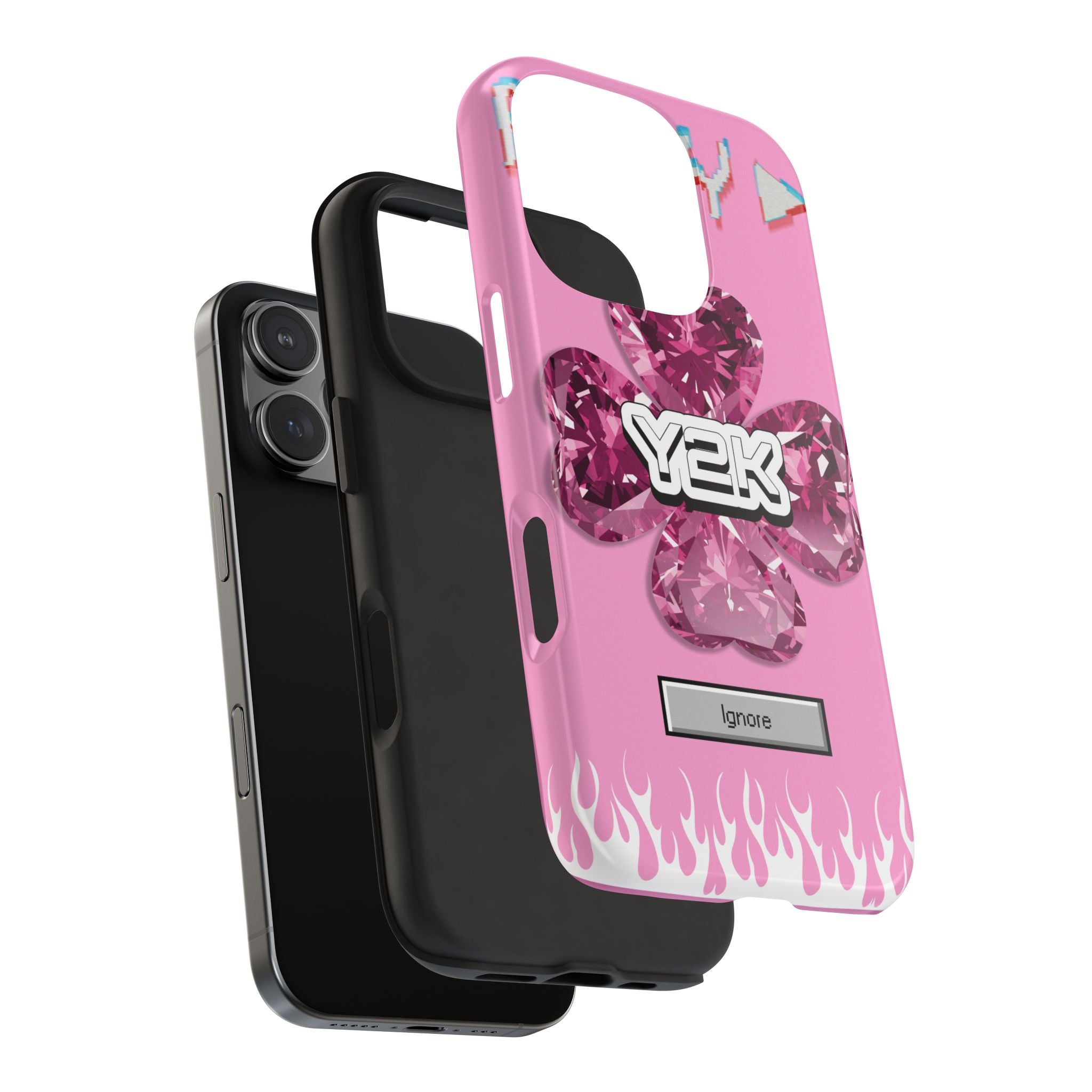 Y2K Play Ignore Sweet Pink Phone Case 💗📱