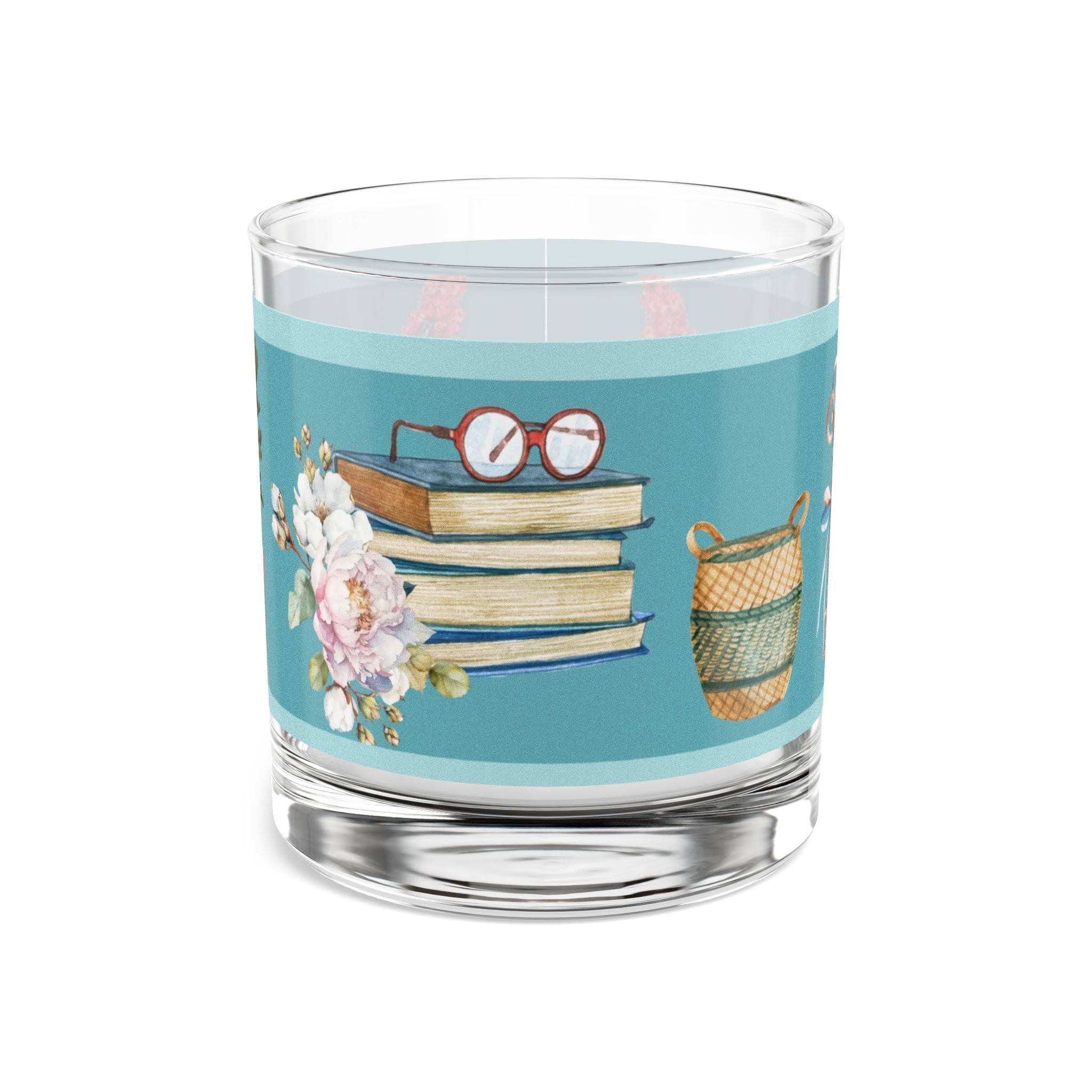 🏡📚 50s Home & Garden Books Glass 🌸✨