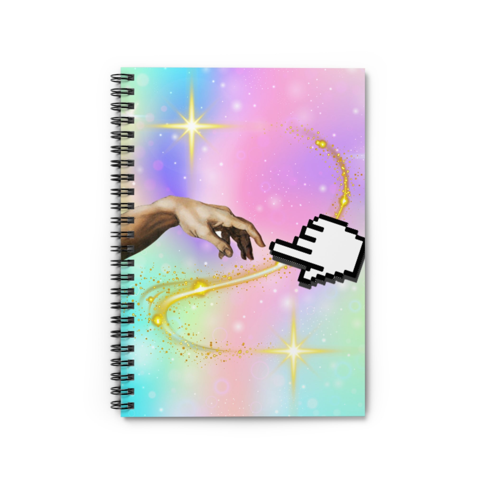 ✨🖐️ Y2K Michelangelo Hand & Computer Pointer Magic Journal 💻🎨