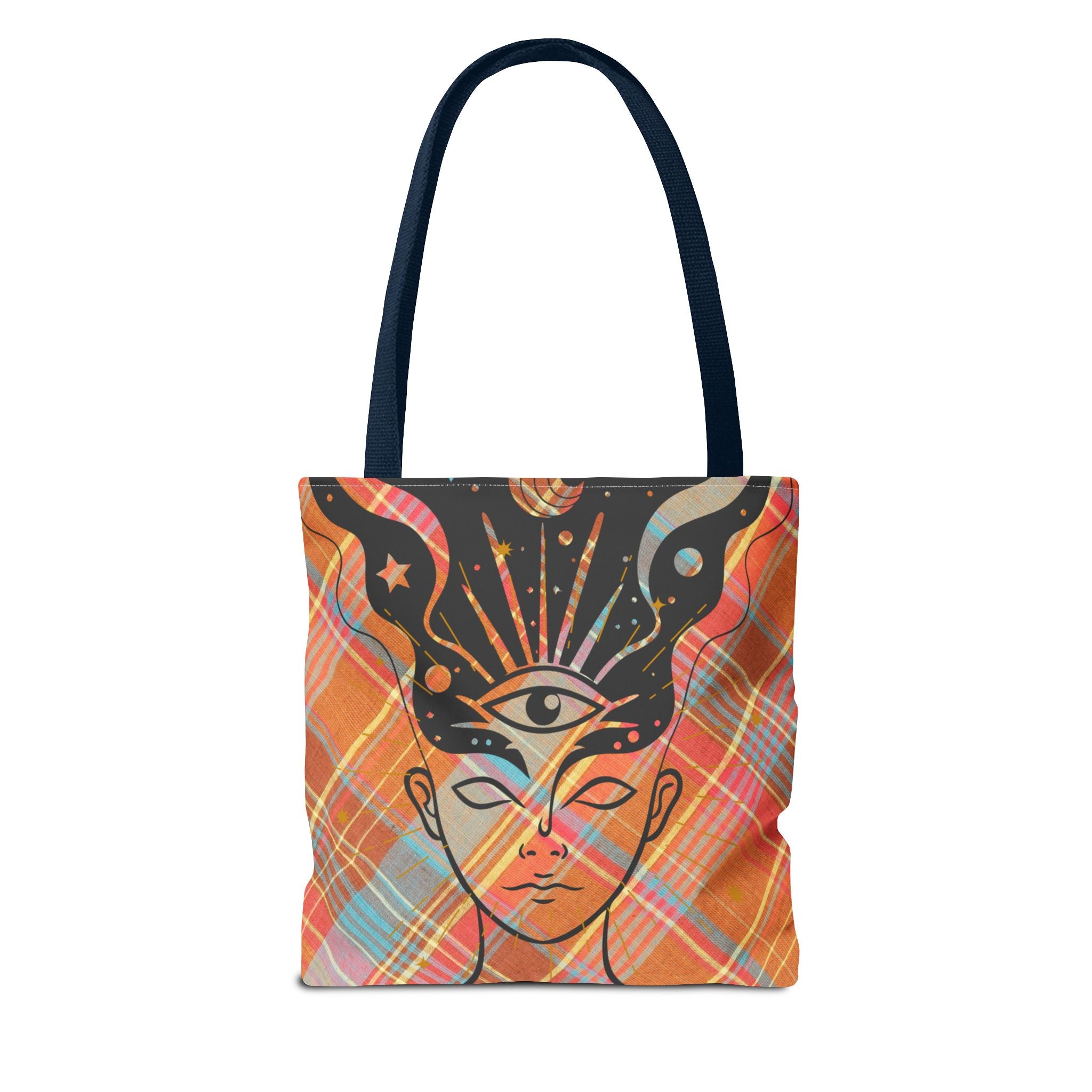 👁️🌼 70s Third Eye Mystical Tote Bag ✨👜