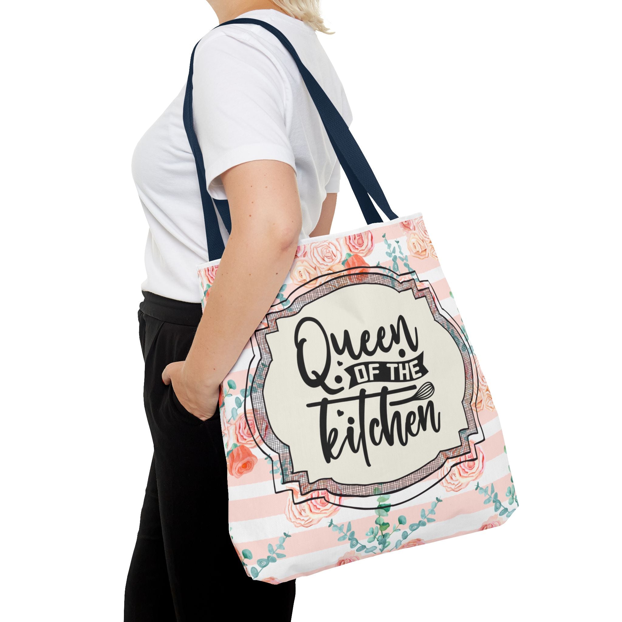 👑🍰 50s Queen of the Kitchen Tote Bag 💖🌸
