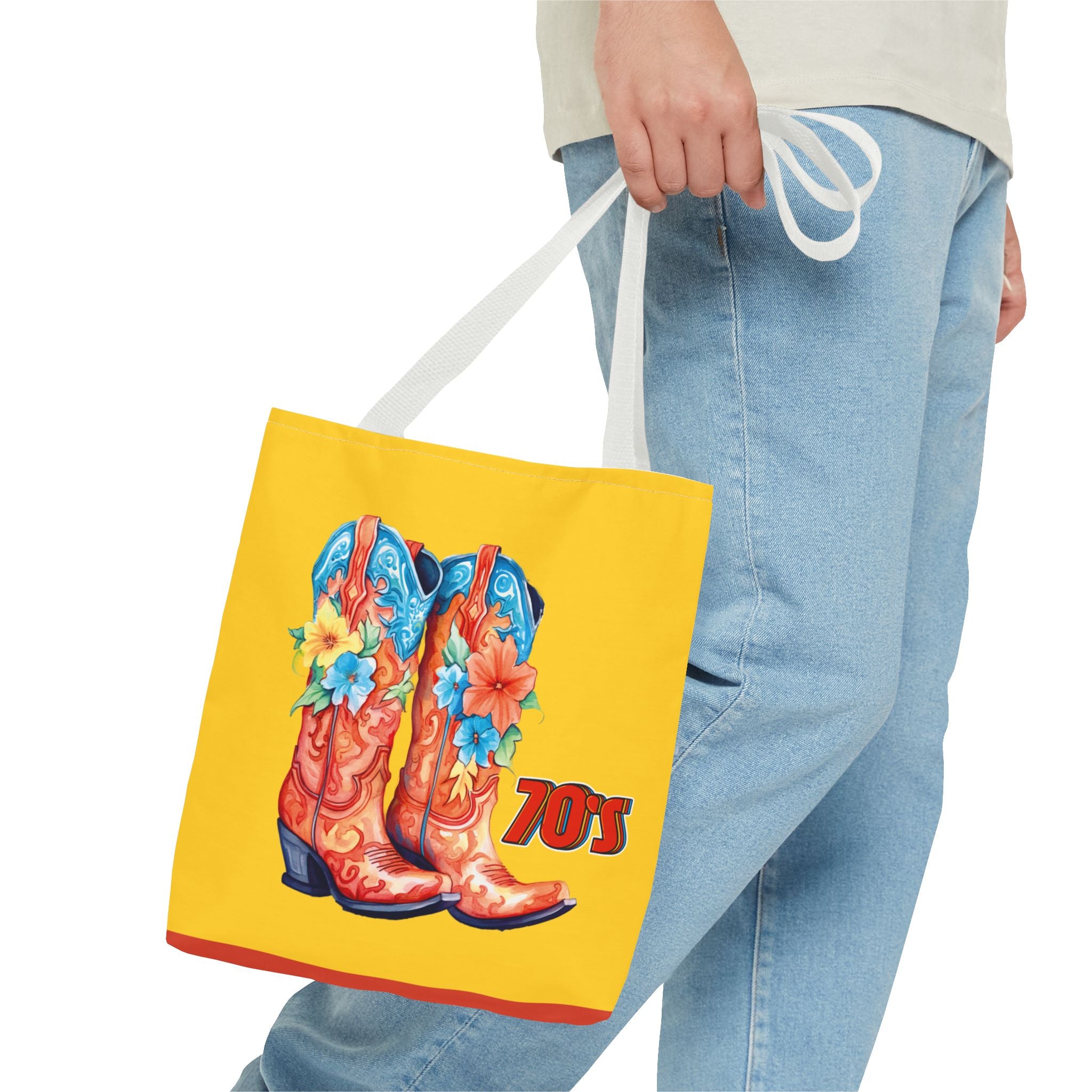 👢🌸 70s Boots Tote Bag 🌼✨
