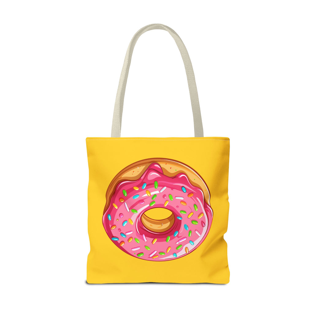 🍩 90s Donut Tote Bag – Bright Sprinkles 🍩