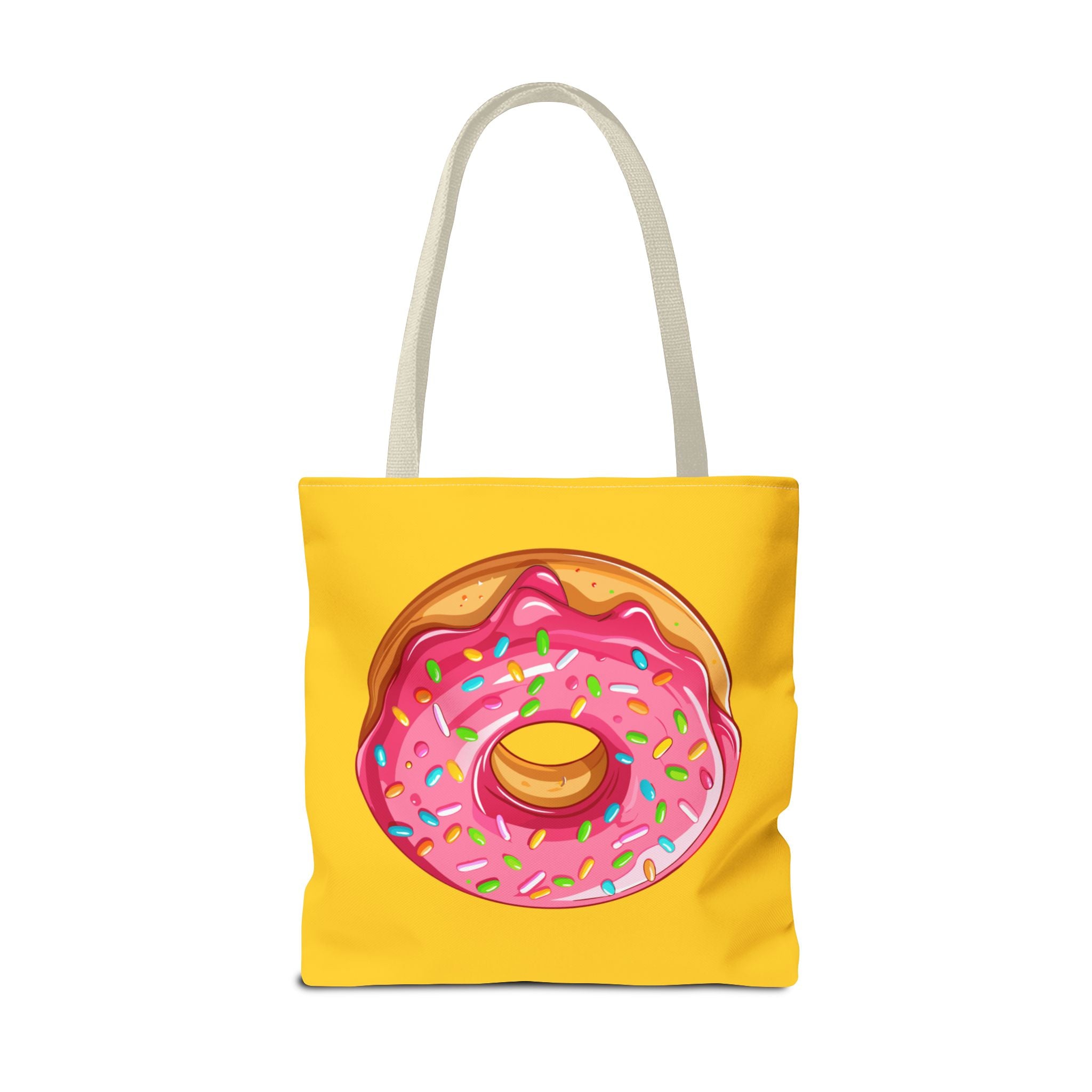 🍩 90s Donut Tote Bag – Bright Sprinkles 🍩
