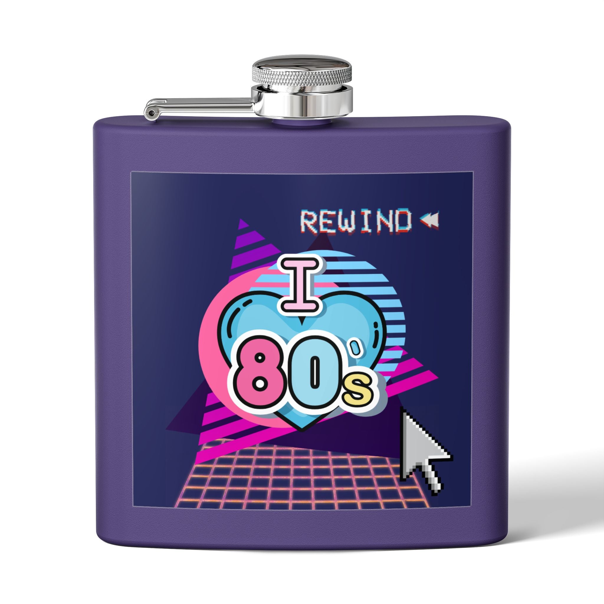 I Heart the 80s Rewind Flask