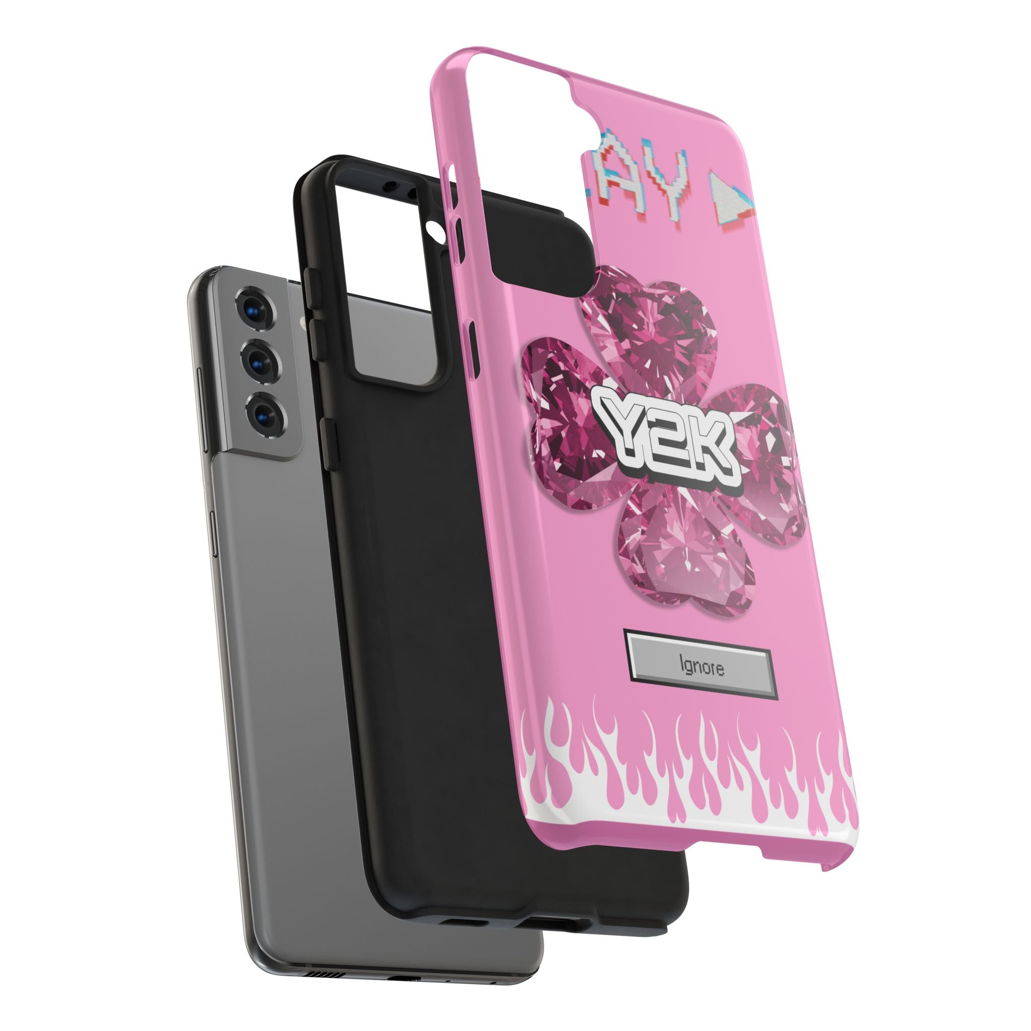 Y2K Play Ignore Sweet Pink Phone Case 💗📱