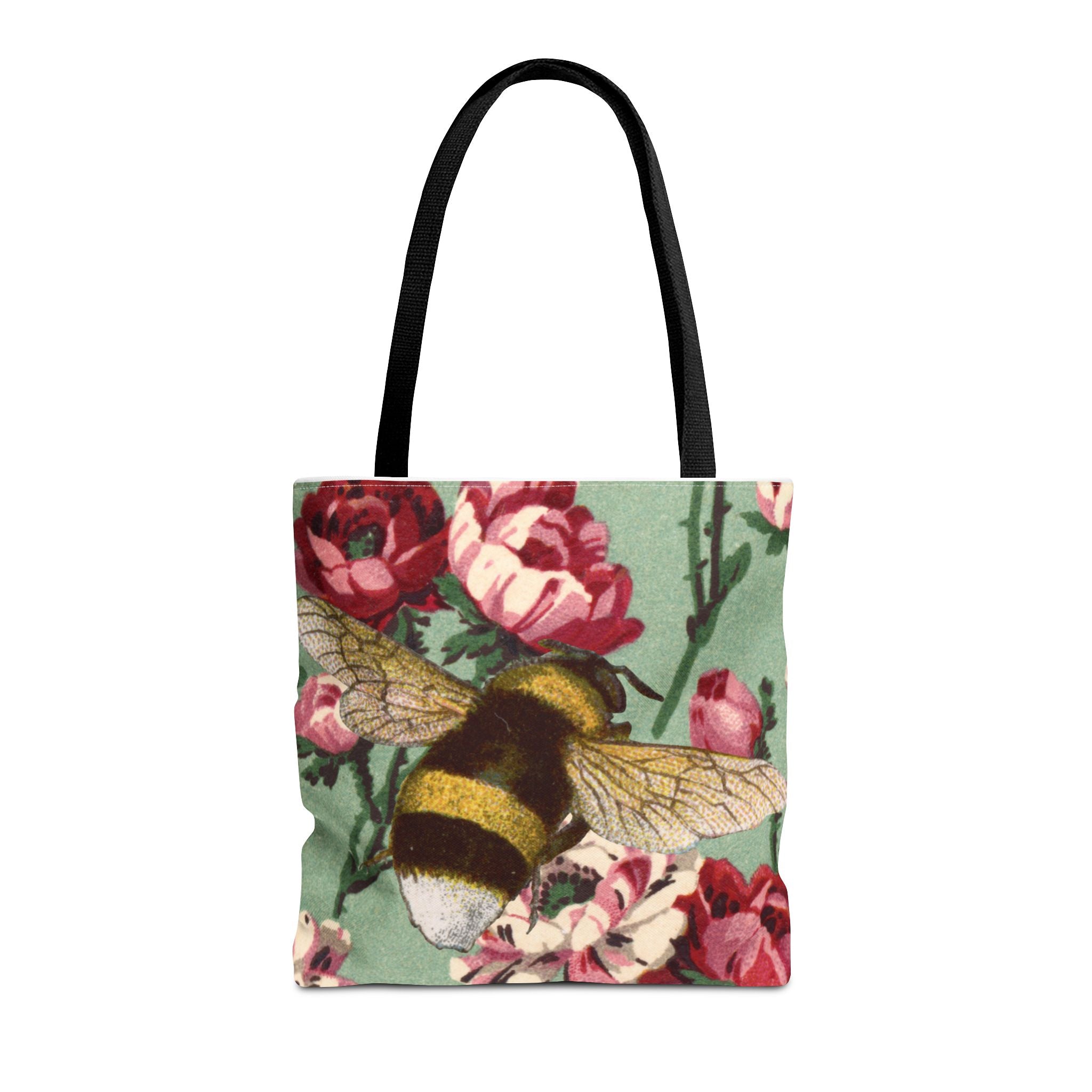 🐝🌼 60s Bumble Bee Floral Tote Bag 🌸✨