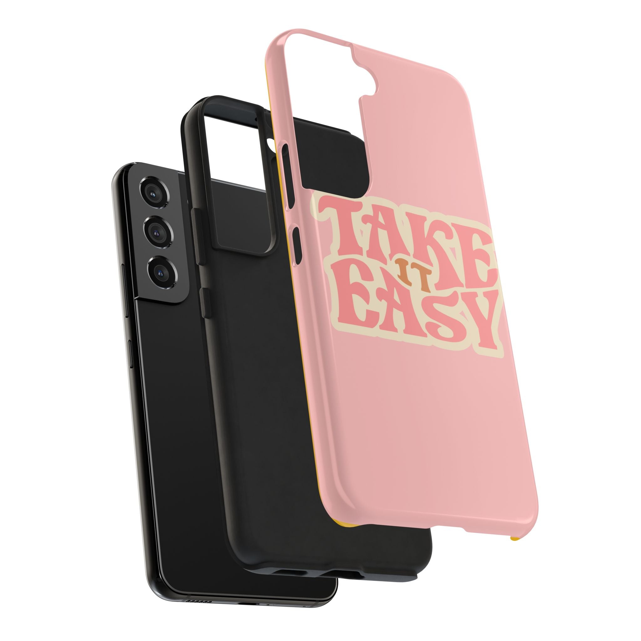 60s Pink Take It Easy Phone Case 🌸✌️📱