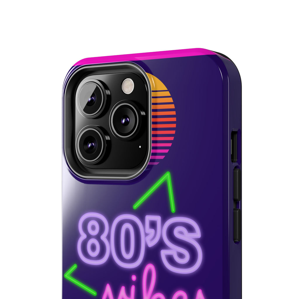 80s Vibes Synthwave Palm Trees Phone Case 🌴🎹📱
