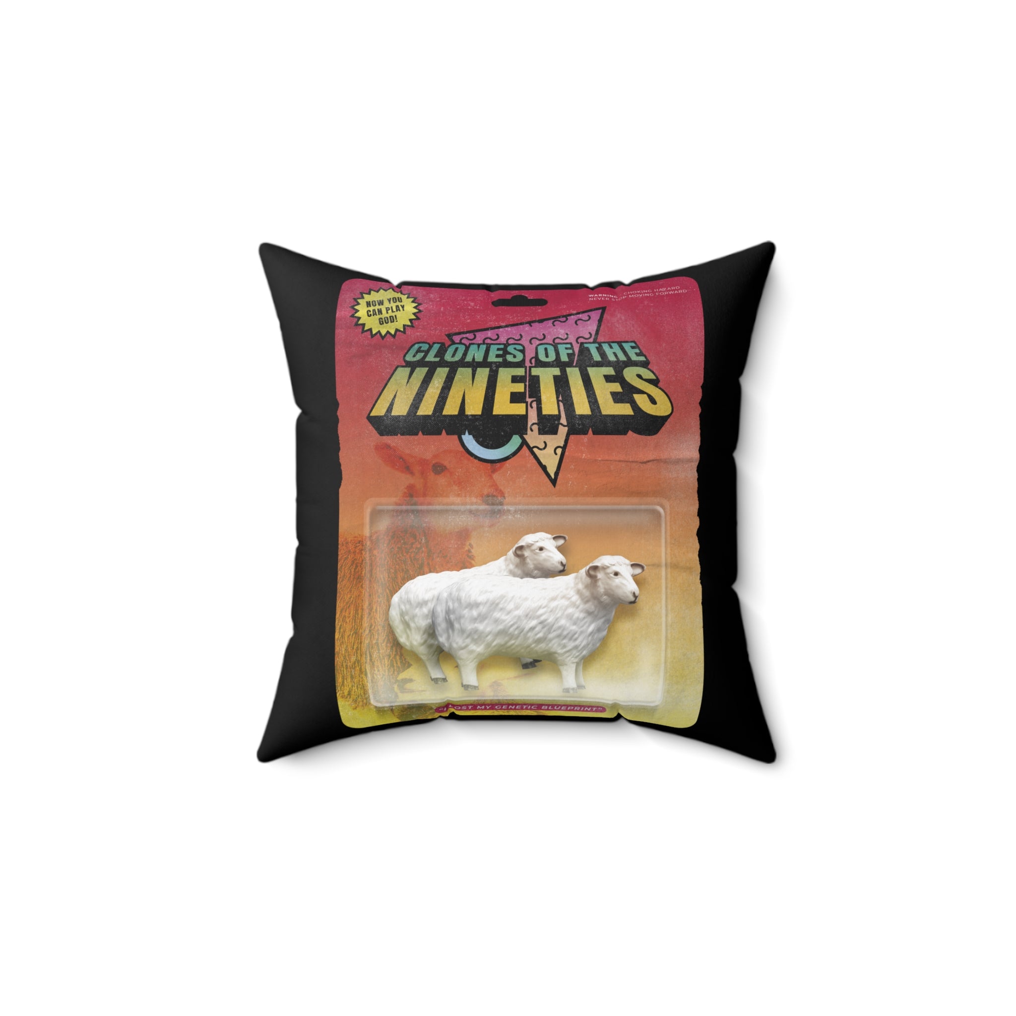 Clones of the 90s Throw Pillow