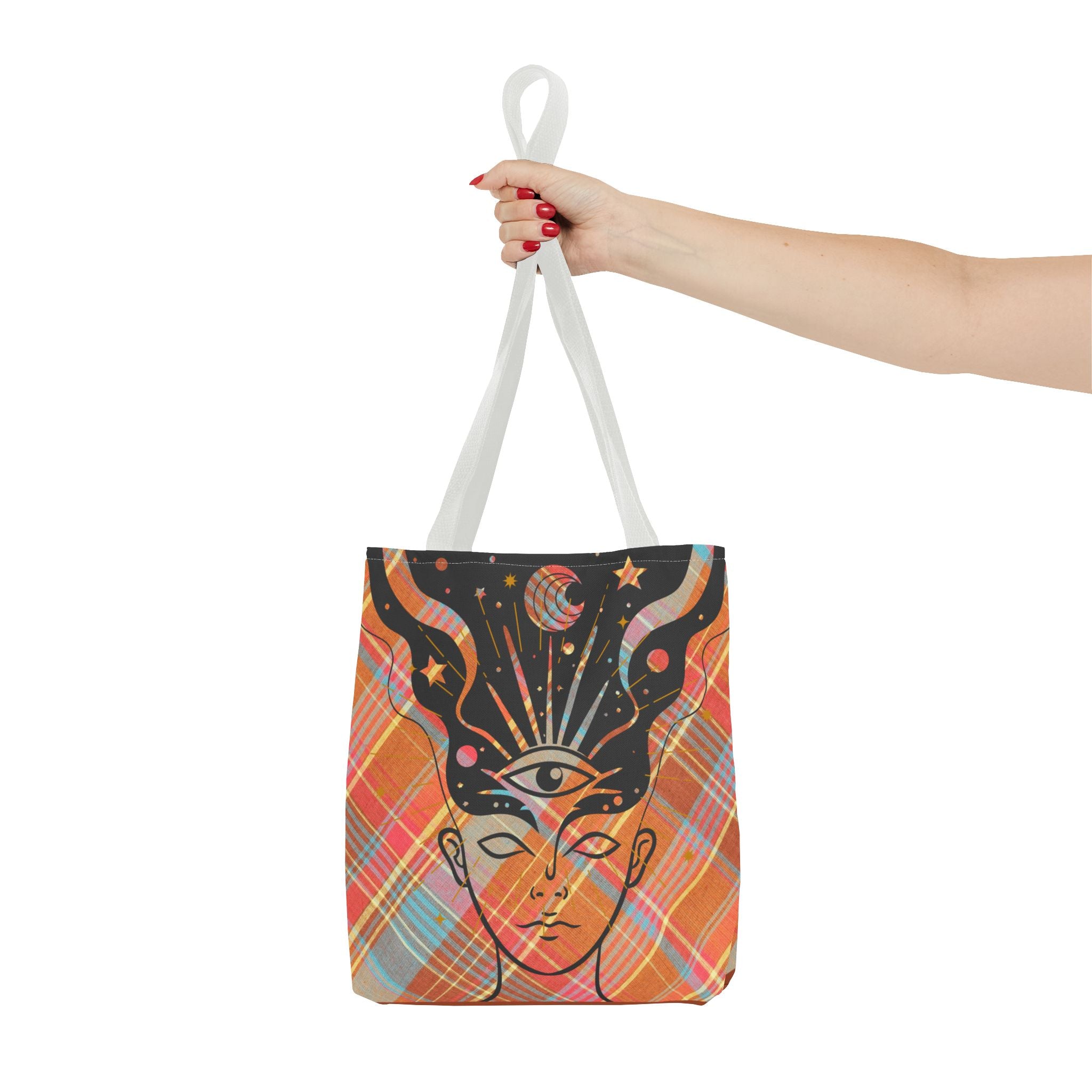 👁️🌼 70s Third Eye Mystical Tote Bag ✨👜