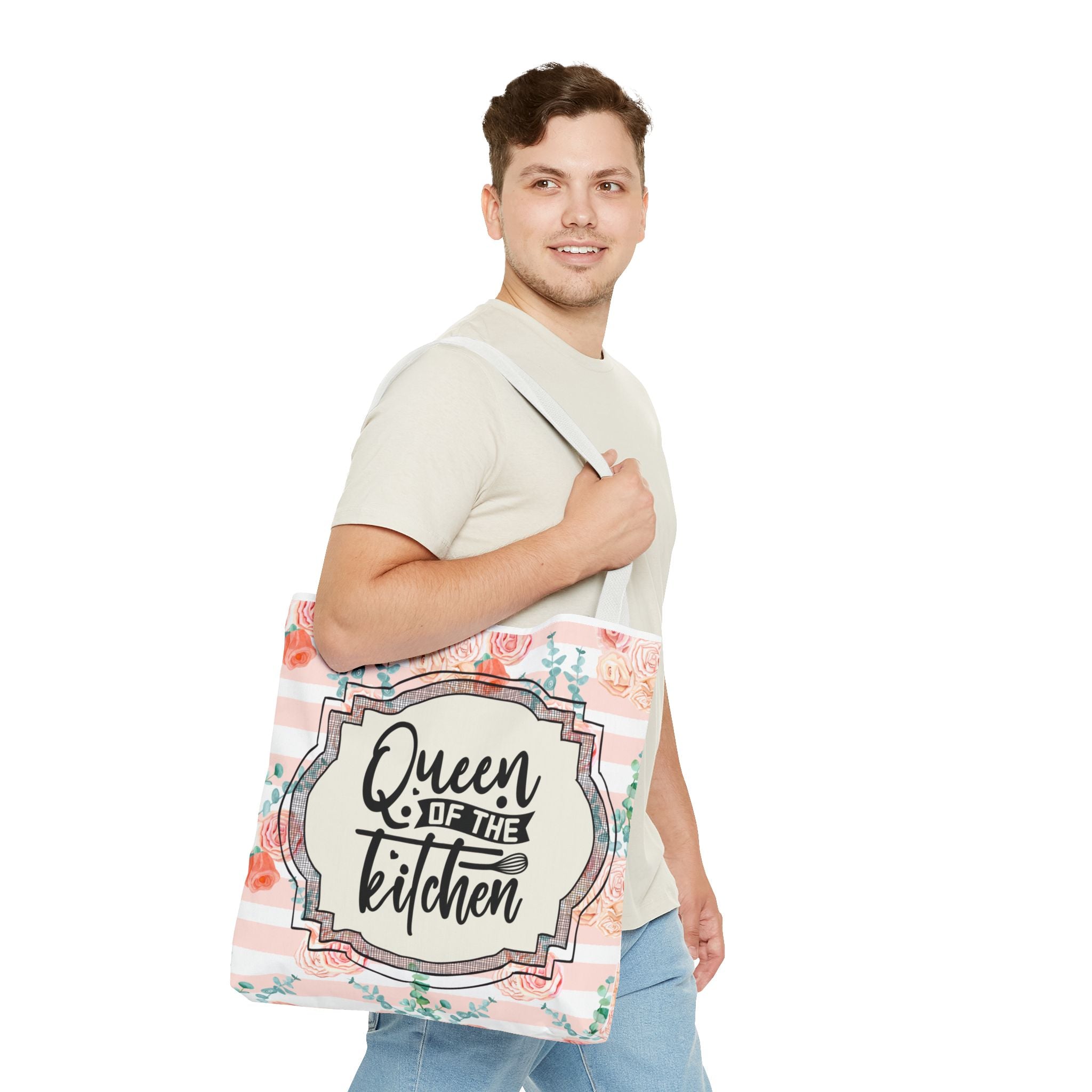 👑🍰 50s Queen of the Kitchen Tote Bag 💖🌸