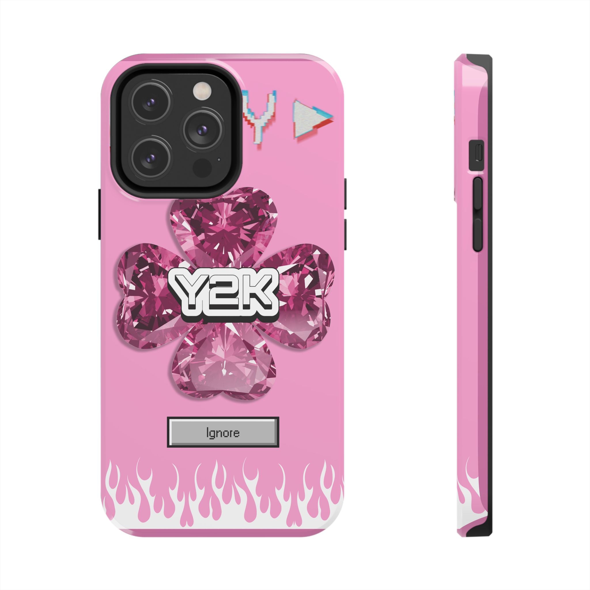 Y2K Play Ignore Sweet Pink Phone Case 💗📱