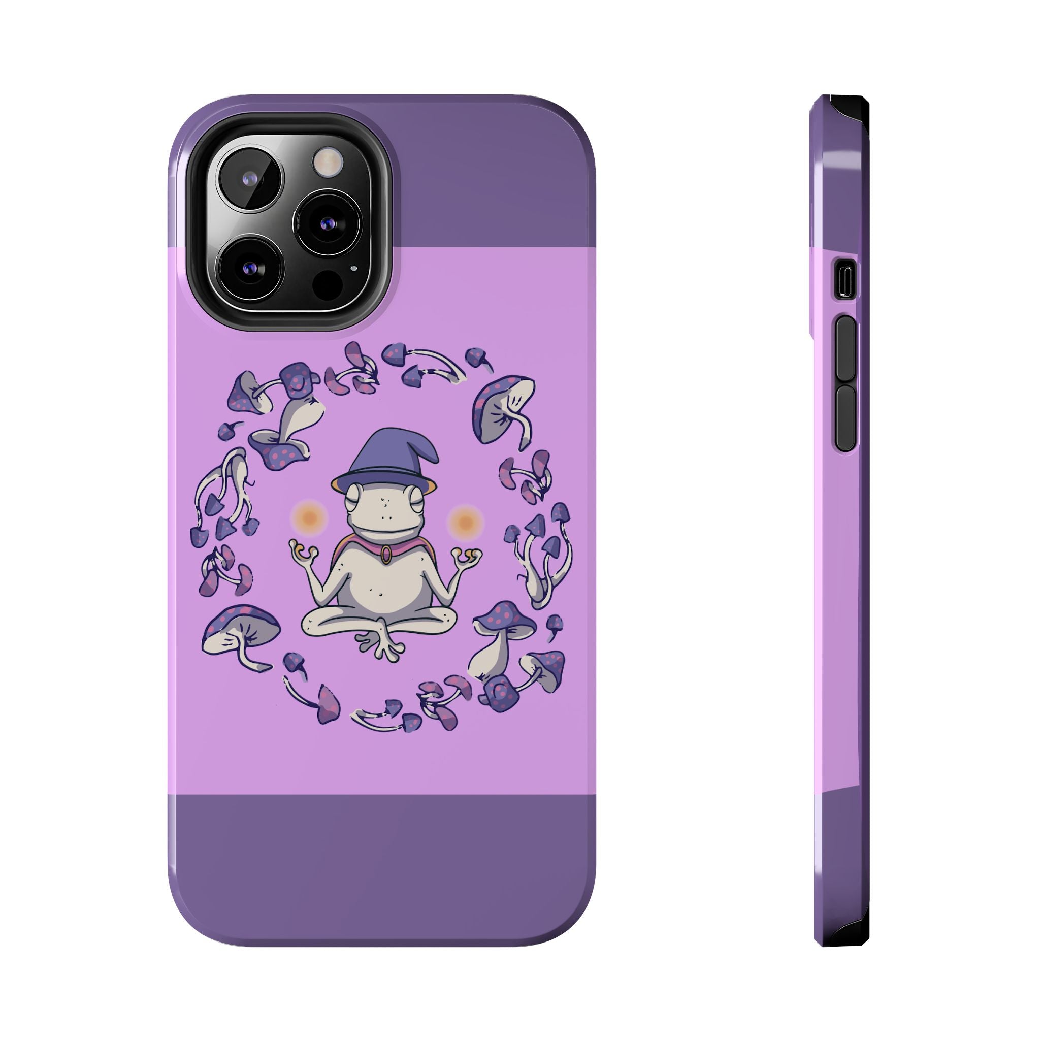 70s Mystical Mushroom Frog Phone Case 🍄🐸✨