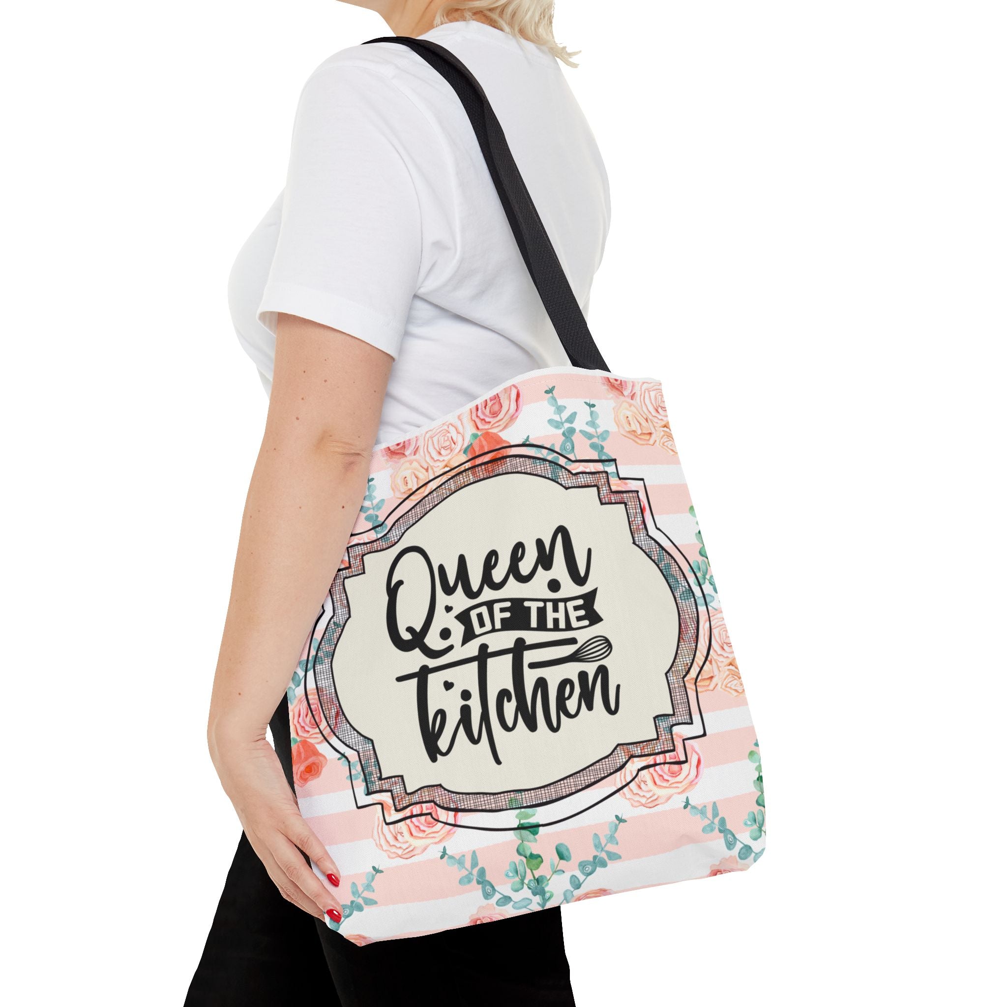 👑🍰 50s Queen of the Kitchen Tote Bag 💖🌸