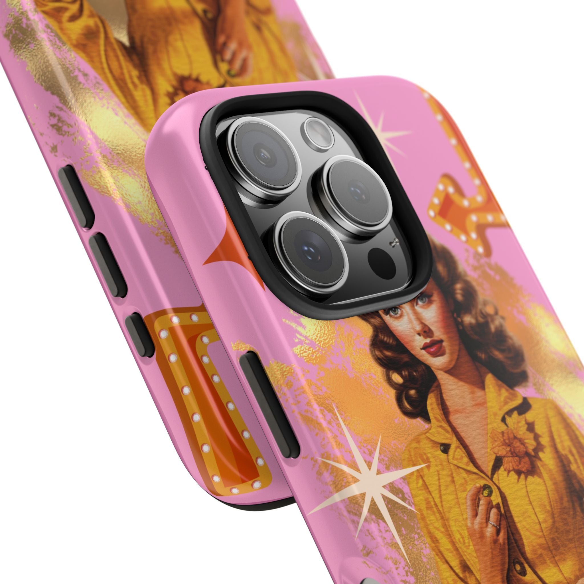 50s Pink Glam Retro Phone Case 💖📱