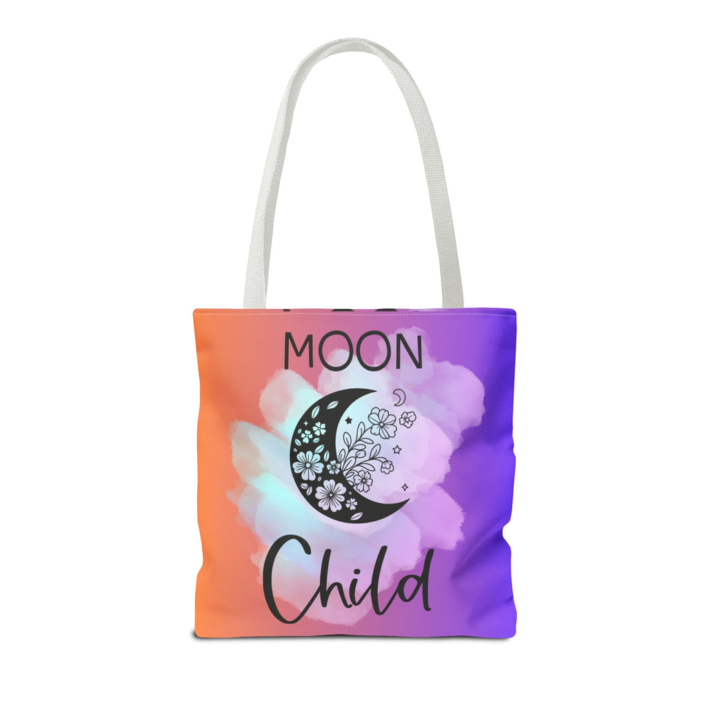 🌙✨ 60s - 70s Moon Child Tote Bag 🌼🌈