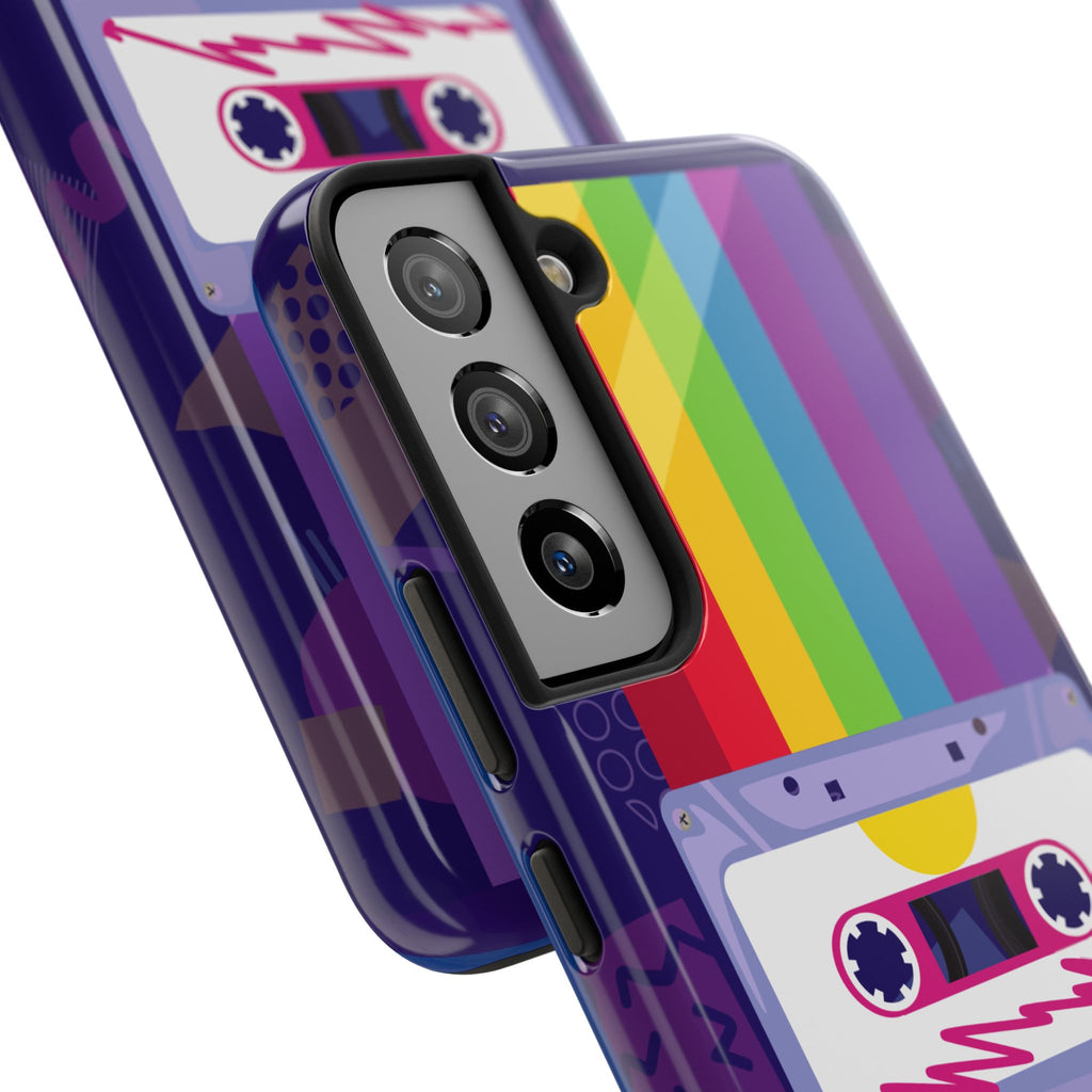 80s–90s Cassette Rainbow Phone Case 📼🌈📱