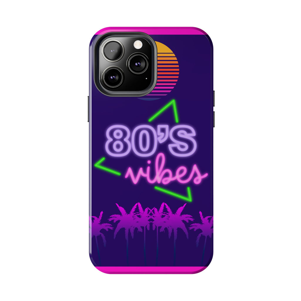 80s Vibes Synthwave Palm Trees Phone Case 🌴🎹📱