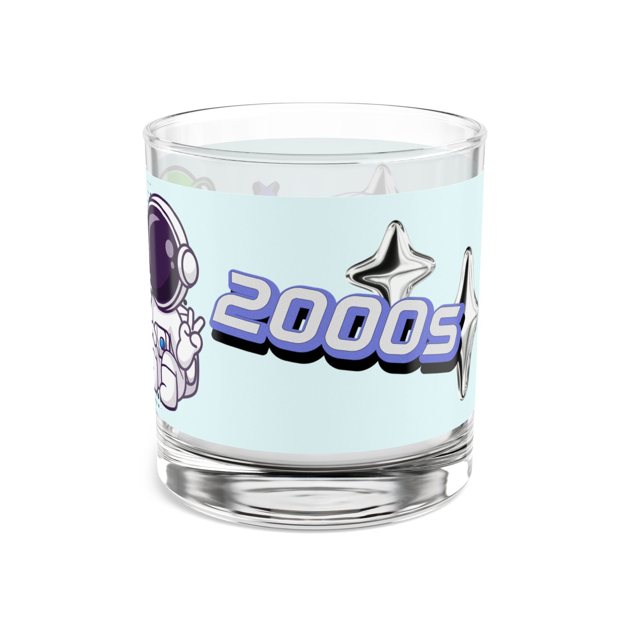 Y2K 2000s Alien Astronaut Glass 👽🚀✨