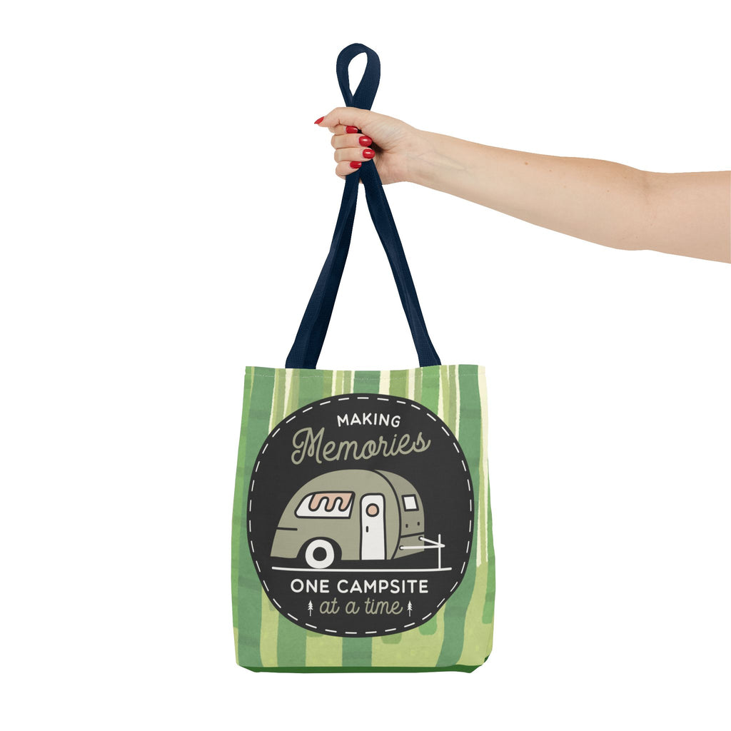 🏕️🌸 50s Making Memories One Campsite at a Time Tote Bag ✨👜