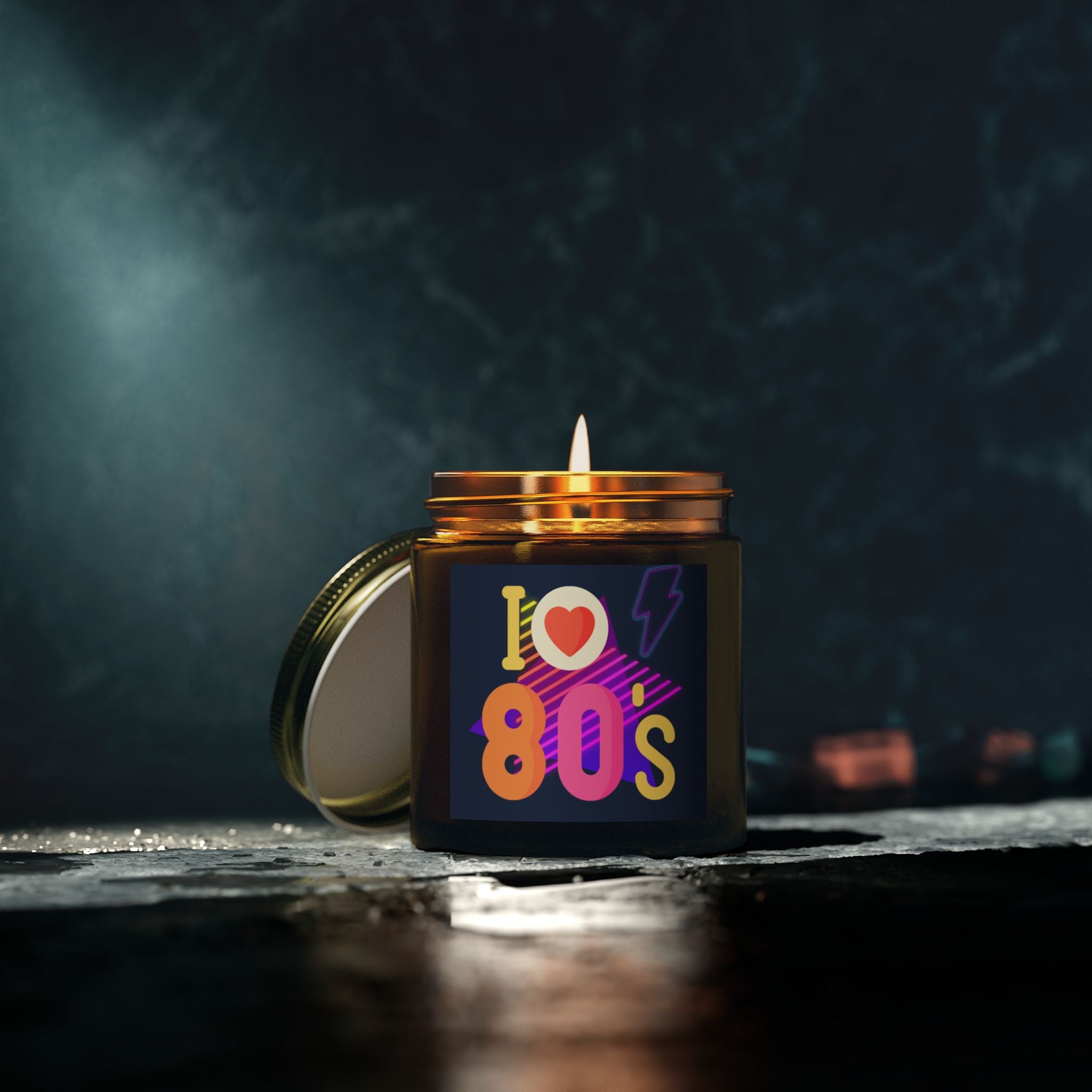 I ❤️ the 80s Candle 🎸🕶️💖