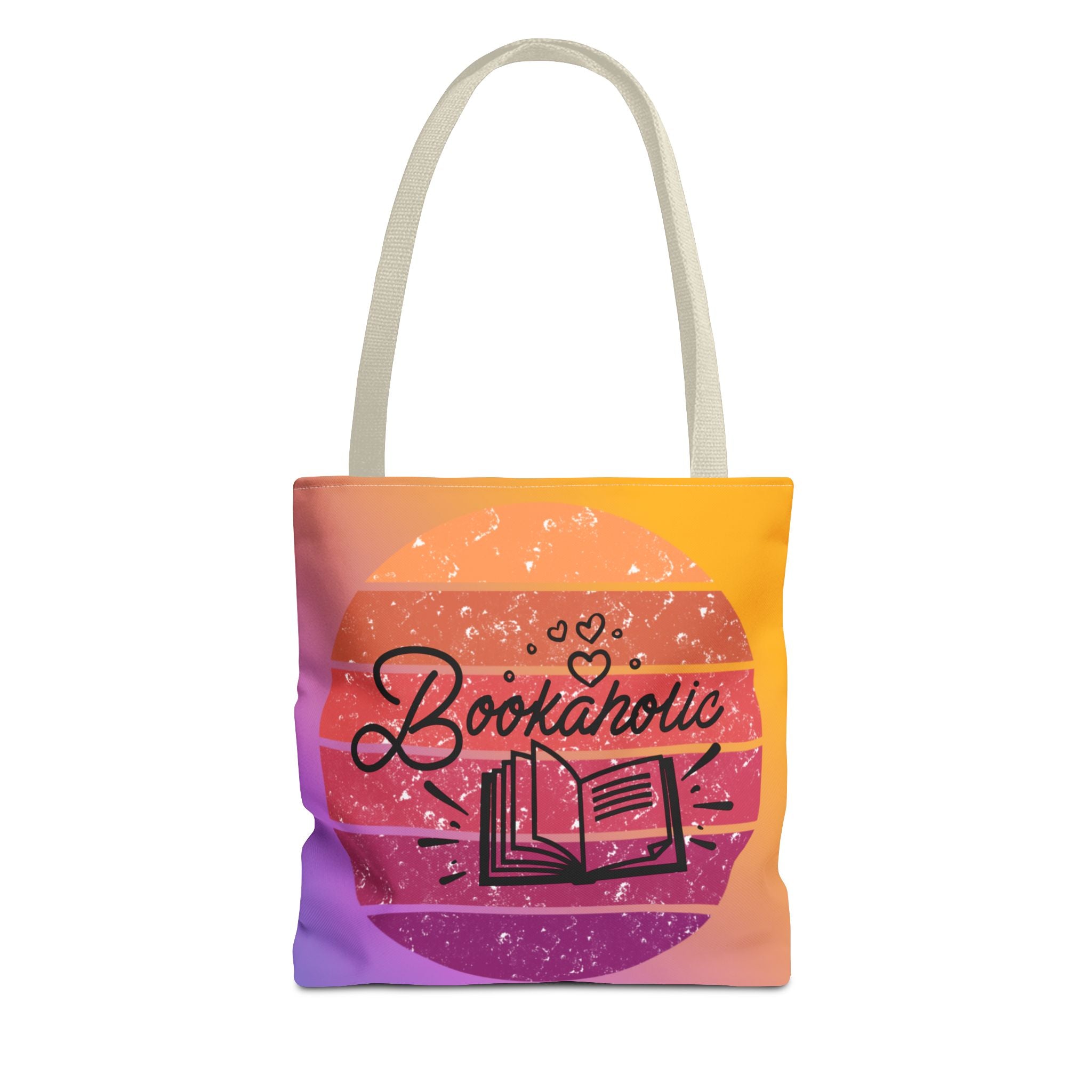 📚 60s Bookaholic Retro Tote Bag