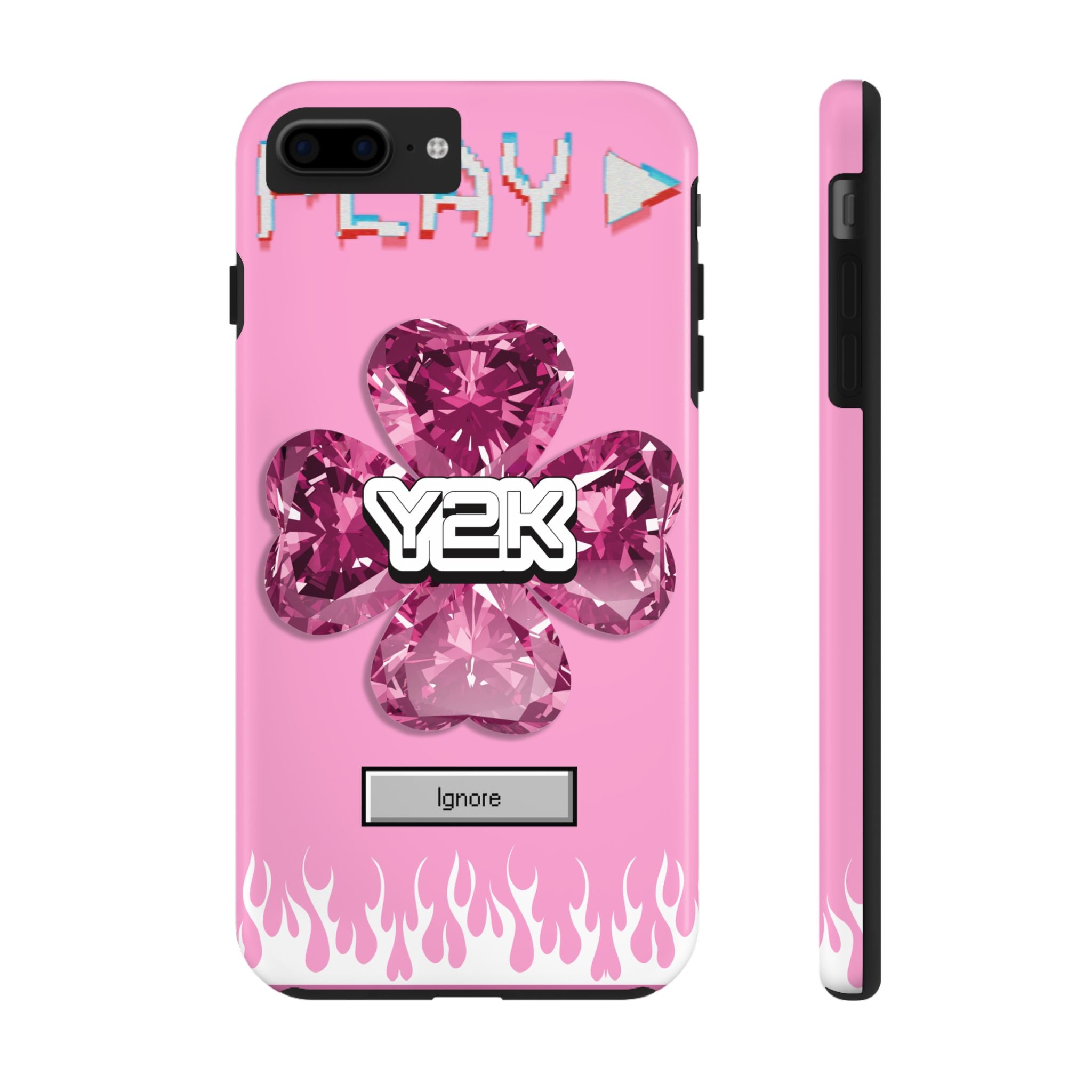 Y2K Play Ignore Sweet Pink Phone Case 💗📱