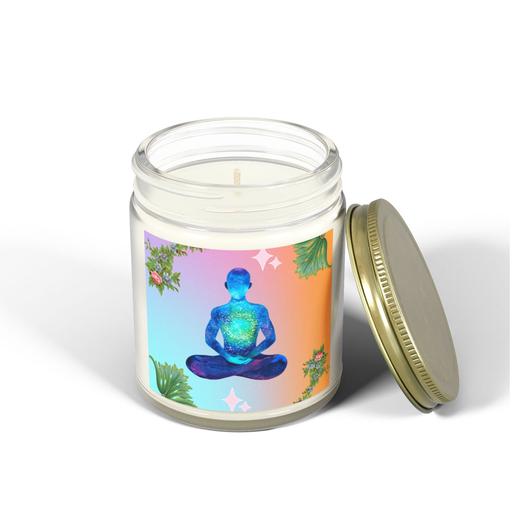 🌸 Peace Meditation Floral Candle 🕊️