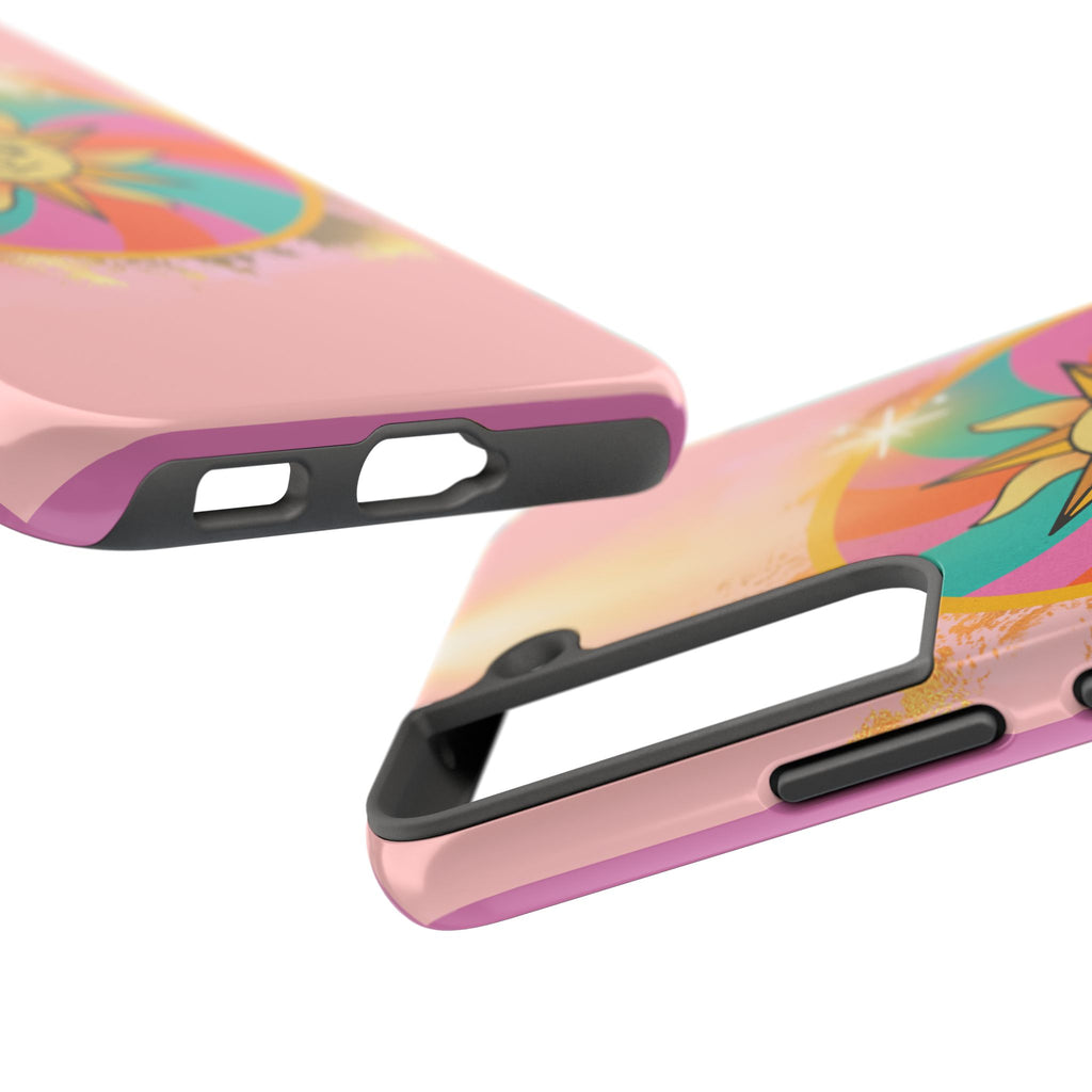 70s Sunshine Tarot Gold Mystical Phone Case 🔮☀️📱