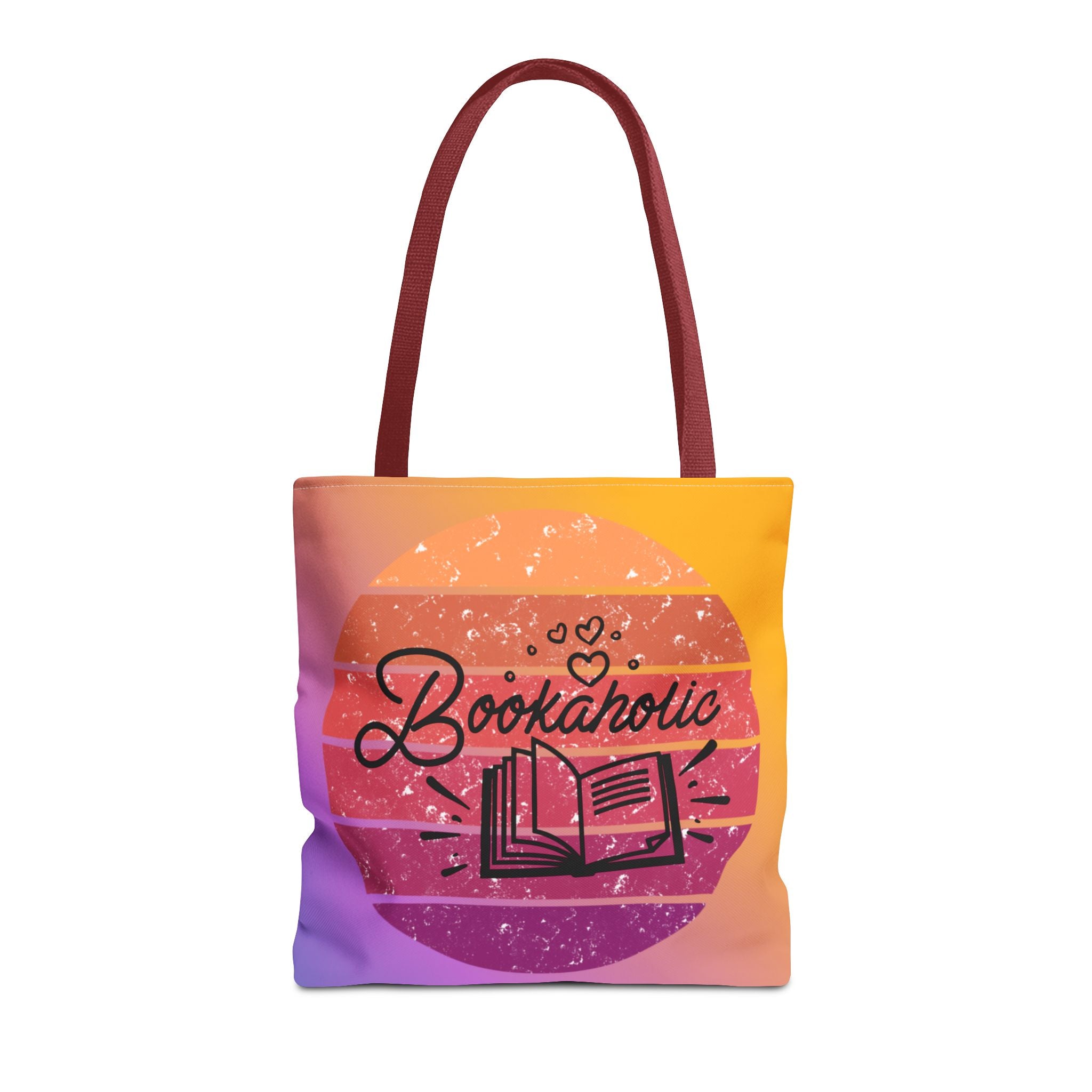 📚 60s Bookaholic Retro Tote Bag