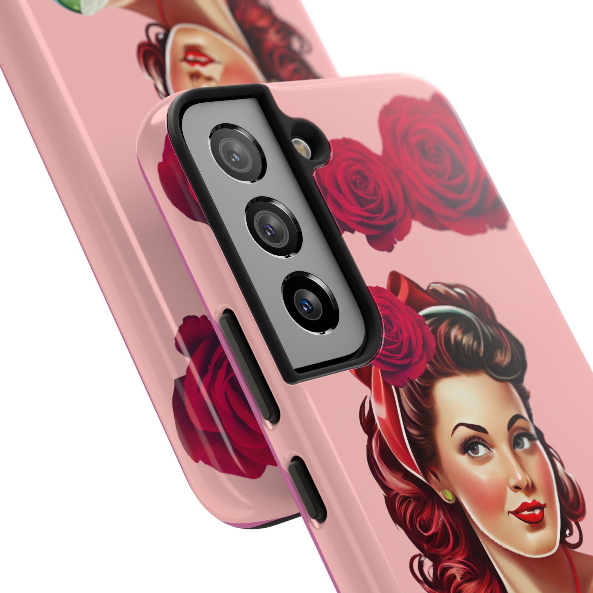 50s Rose Pinup Romance Phone Case 🌹💕📱
