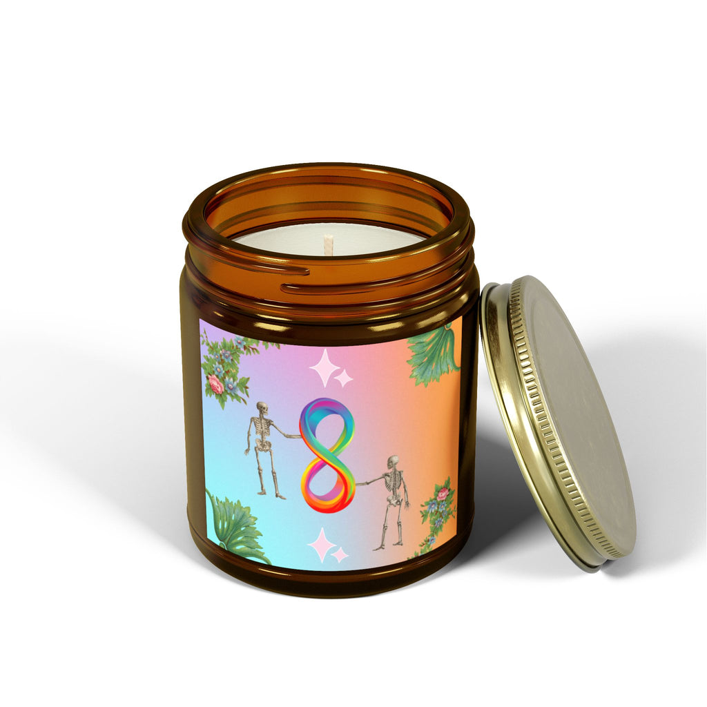💀 Infinite Skellie Floral Candle
