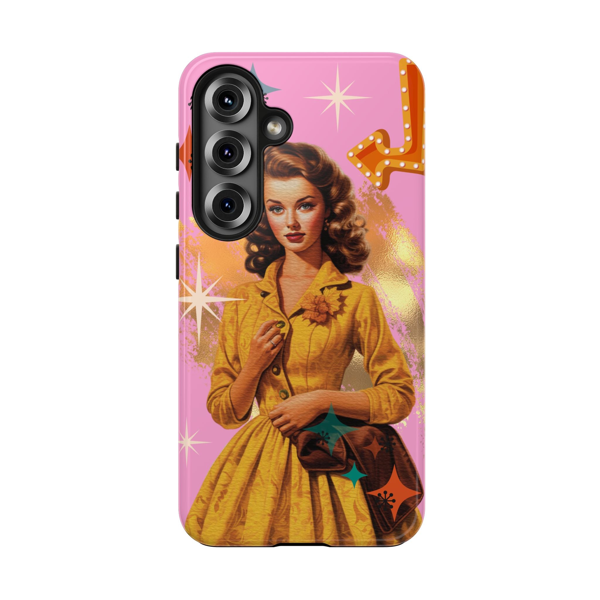 50s Pink Glam Retro Phone Case 💖📱