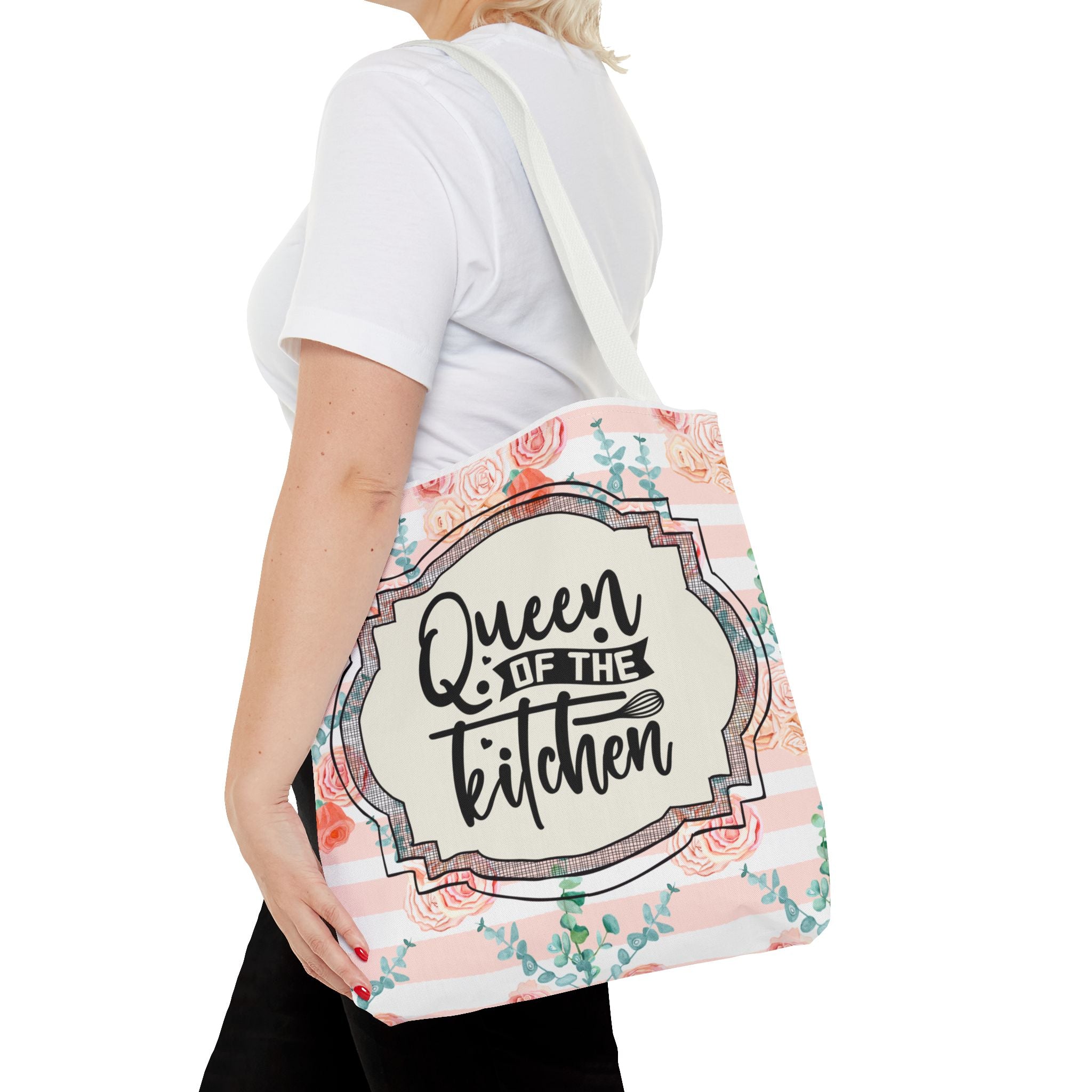 👑🍰 50s Queen of the Kitchen Tote Bag 💖🌸