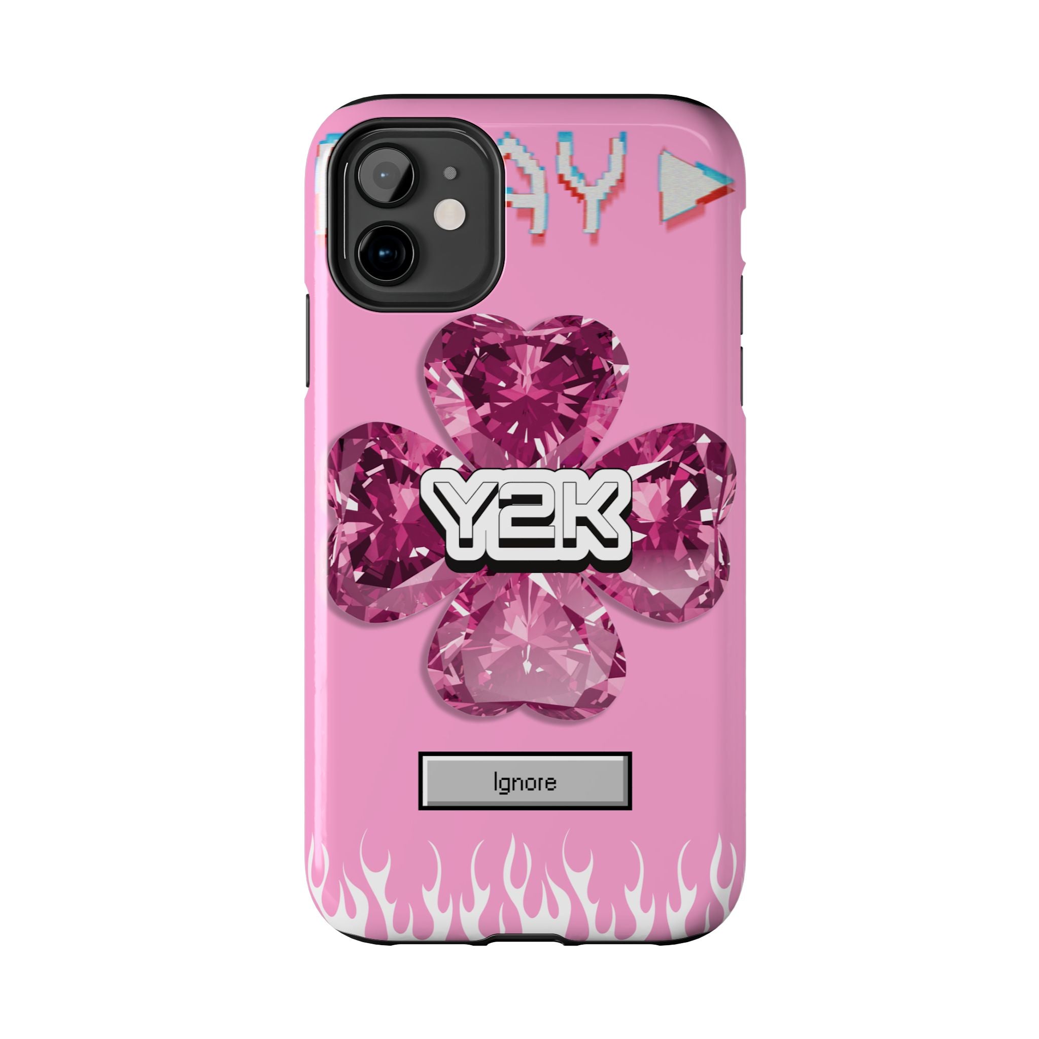 Y2K Play Ignore Sweet Pink Phone Case 💗📱