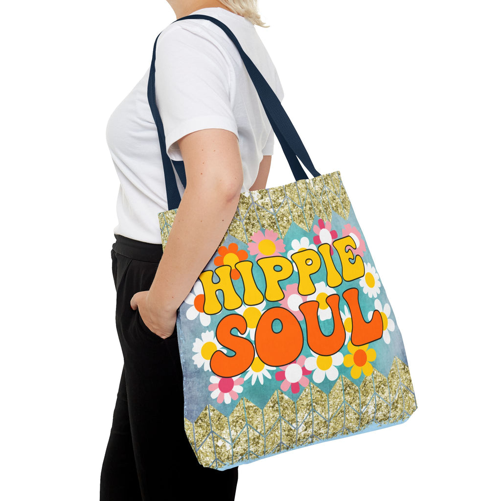 🌈 70s Hippie Soul Van Retro Tote Bag