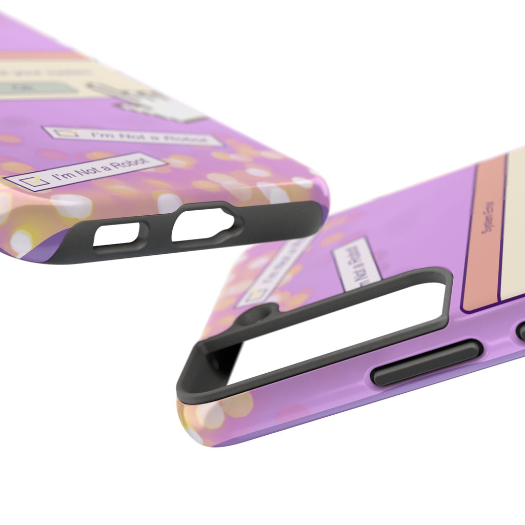 Y2K I’m Not a Robot System Error Phone Case 🤖💻📱
