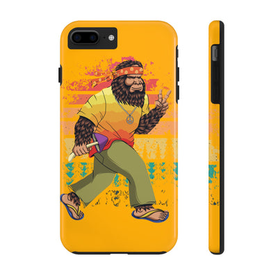 70s Bigfoot Mushroom Hunting Peace Phone Case 🍄✌️