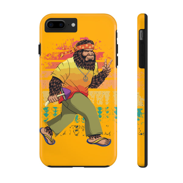 70s Bigfoot Mushroom Hunting Peace Phone Case 🍄✌️