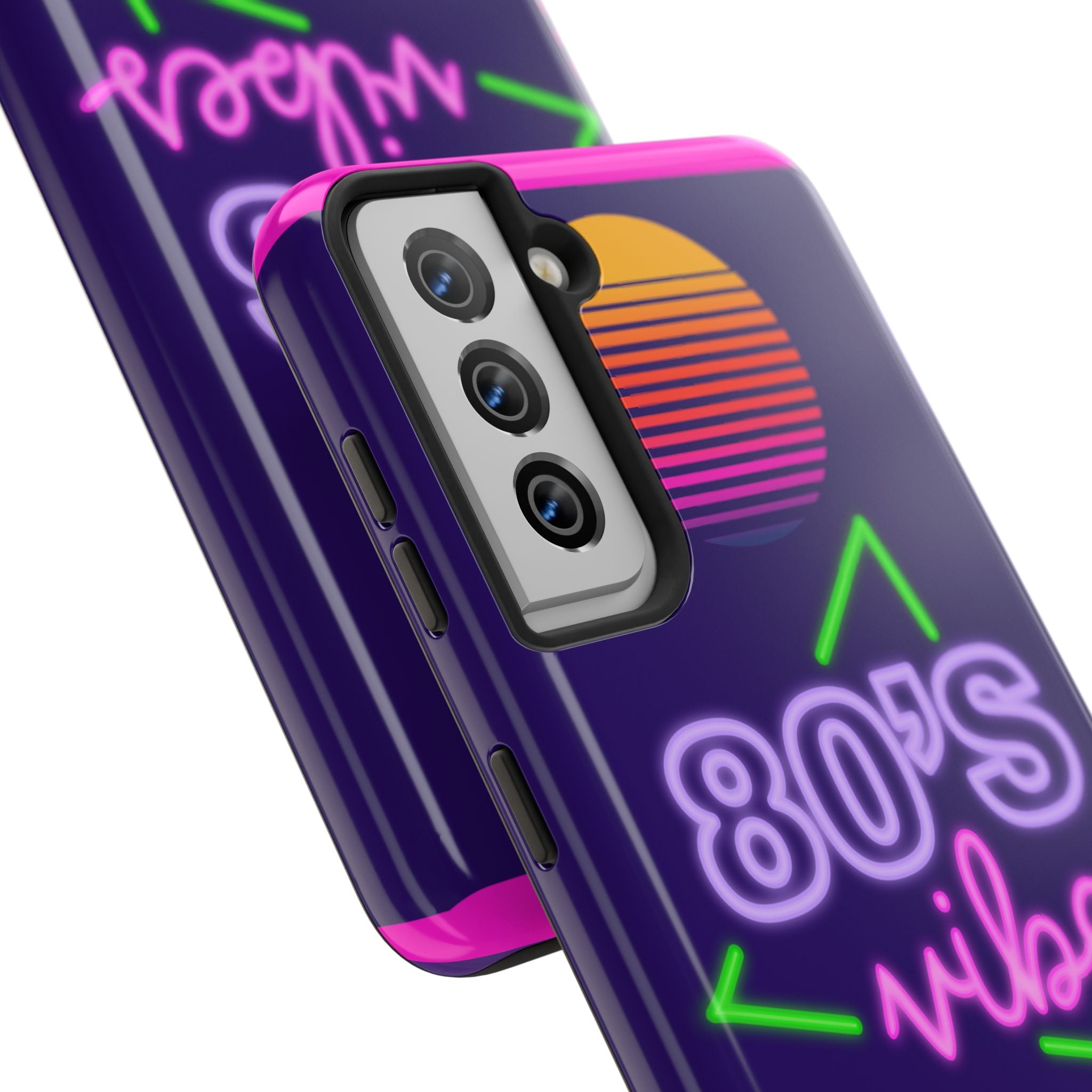 80s Vibes Synthwave Palm Trees Phone Case 🌴🎹📱