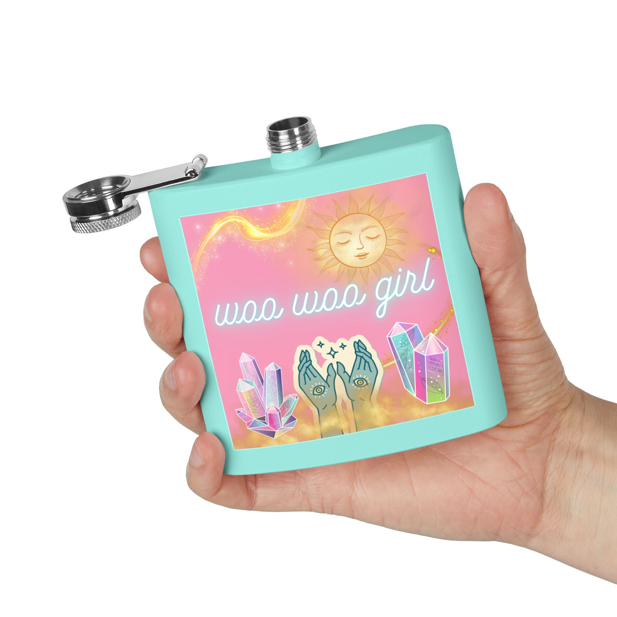Woo-Woo Mystical Girl Flask
