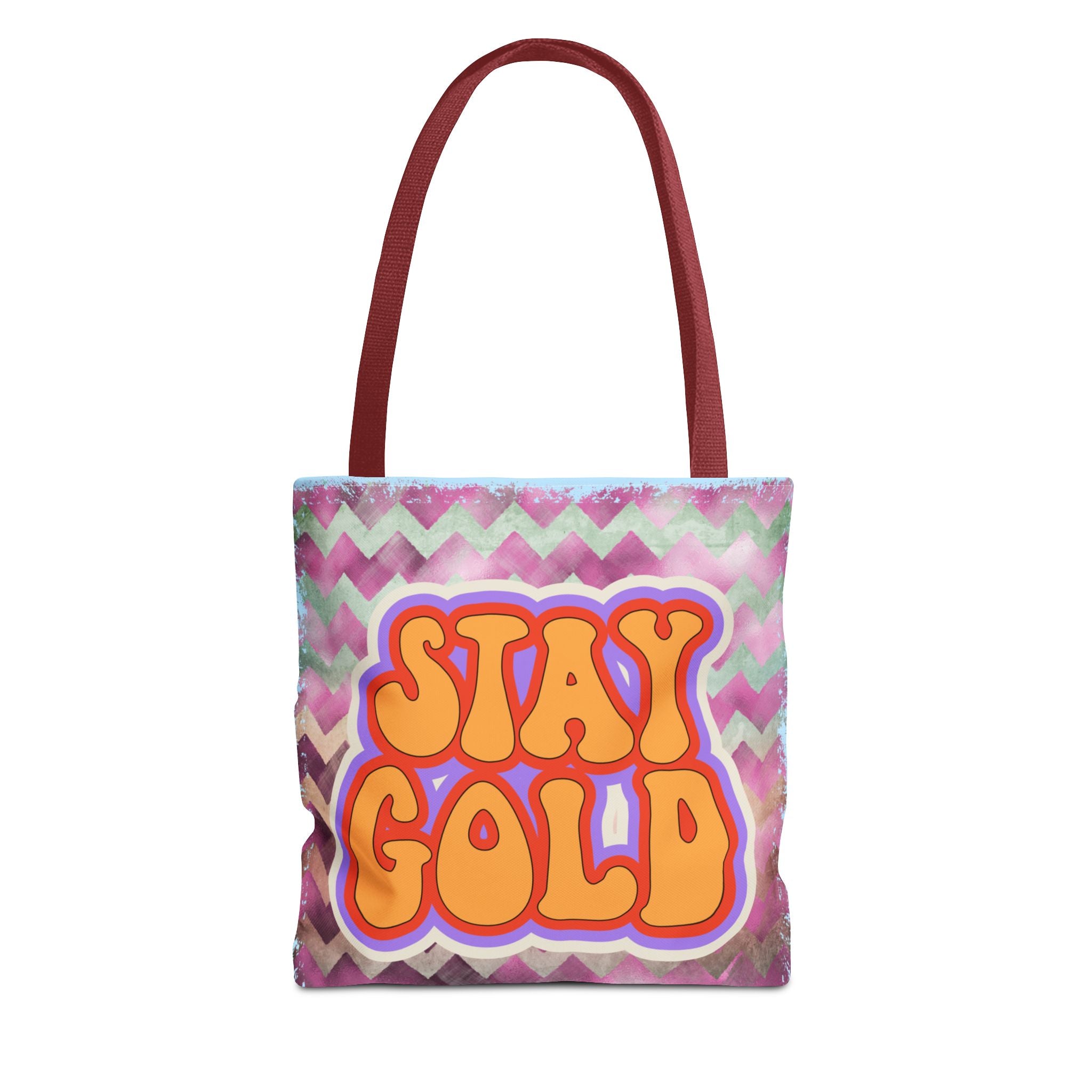 🌟 70s “Stay Gold” Retro Tote Bag