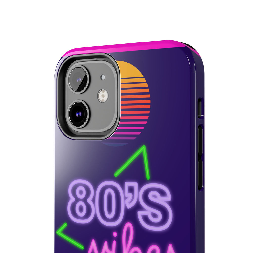 80s Vibes Synthwave Palm Trees Phone Case 🌴🎹📱