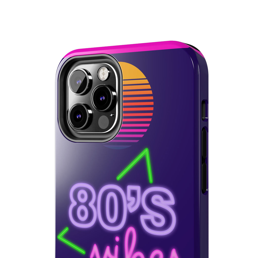 80s Vibes Synthwave Palm Trees Phone Case 🌴🎹📱