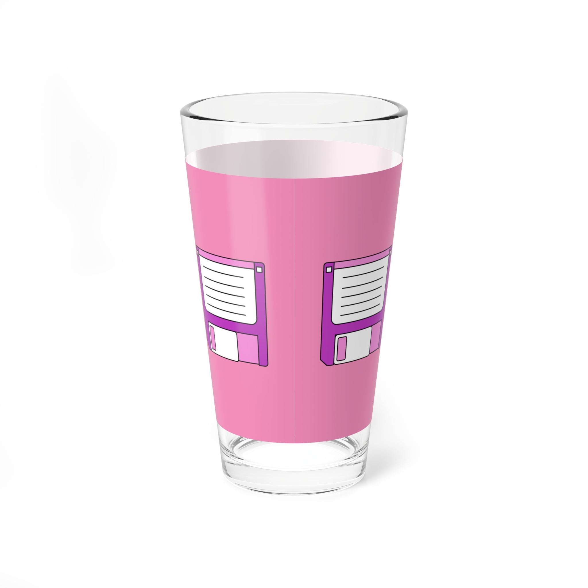 ⚡ 80s–90s Floppy Disks & Lightning Bolt Glass