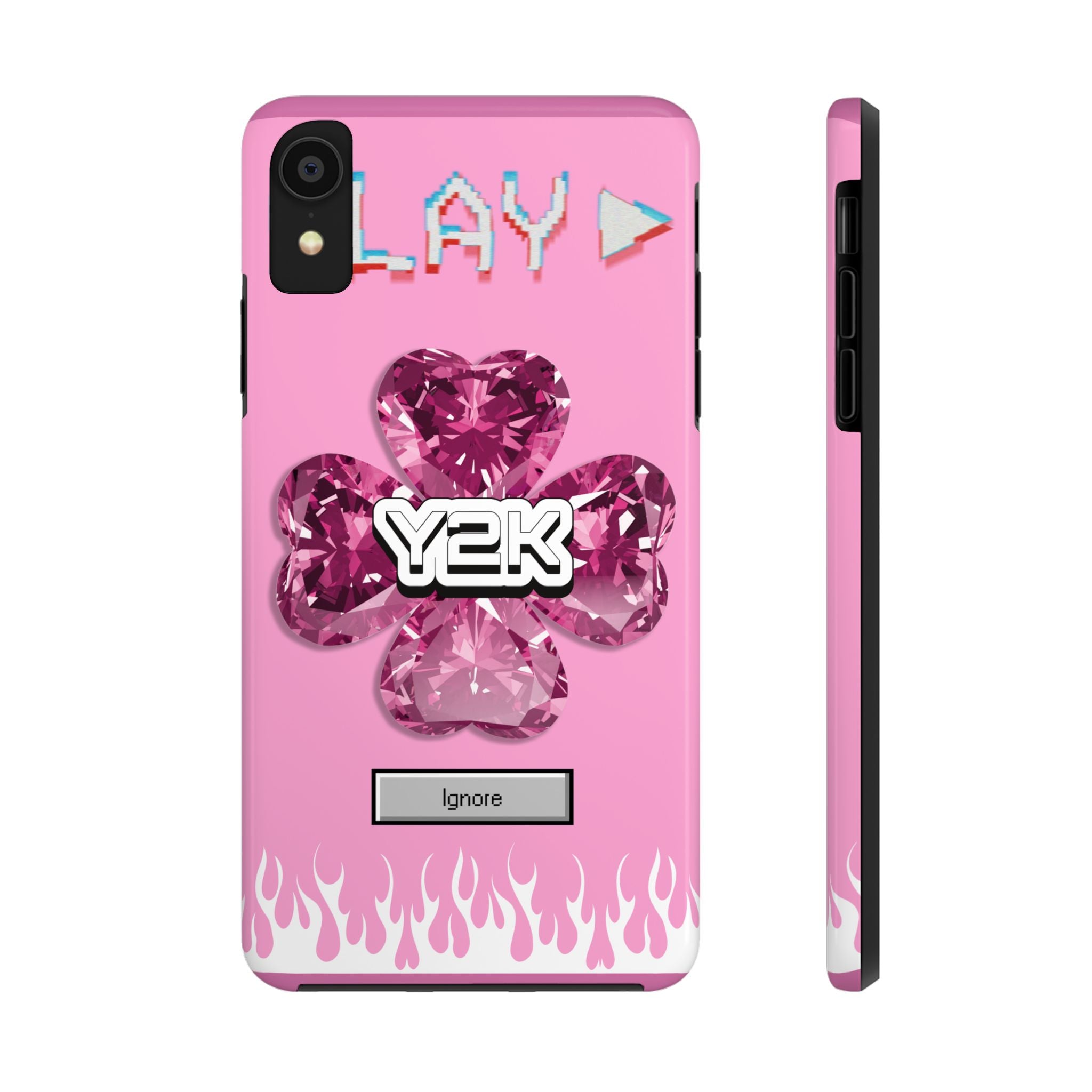 Y2K Play Ignore Sweet Pink Phone Case 💗📱