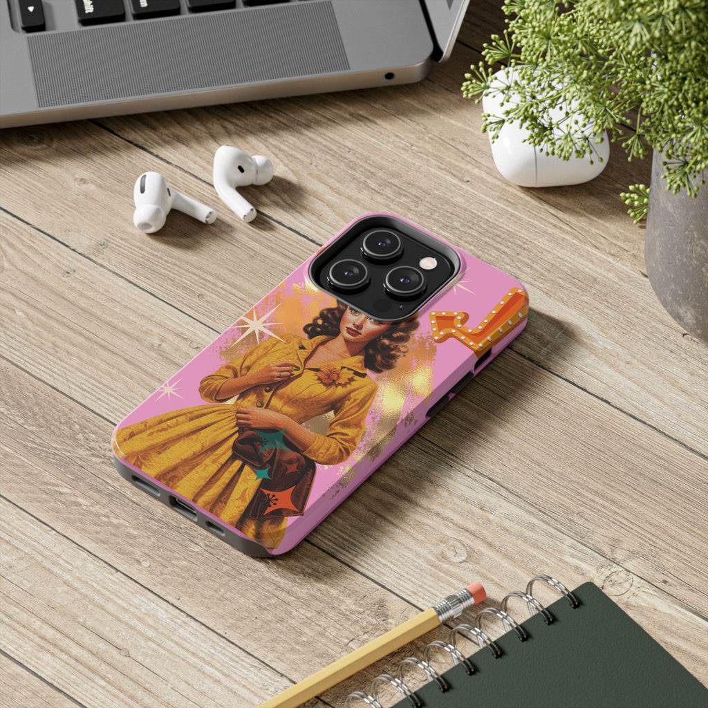 50s Pink Glam Retro Phone Case 💖📱