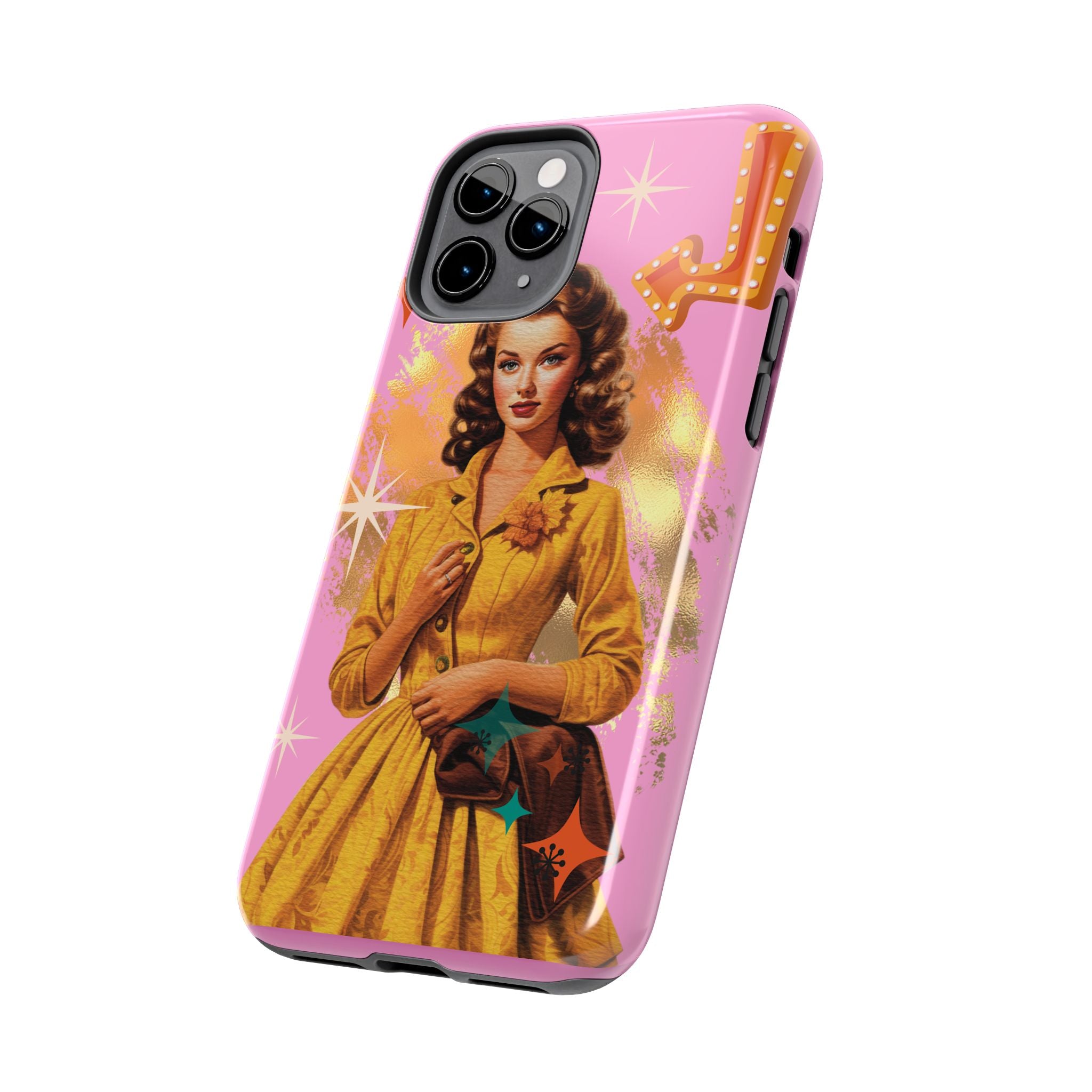 50s Pink Glam Retro Phone Case 💖📱