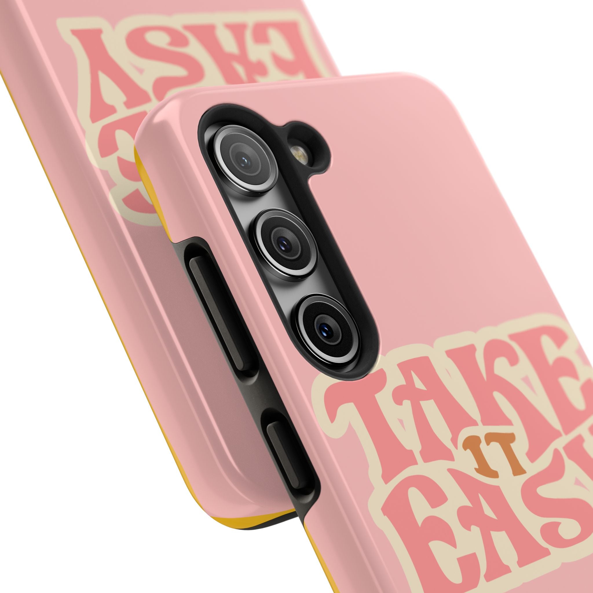 60s Pink Take It Easy Phone Case 🌸✌️📱